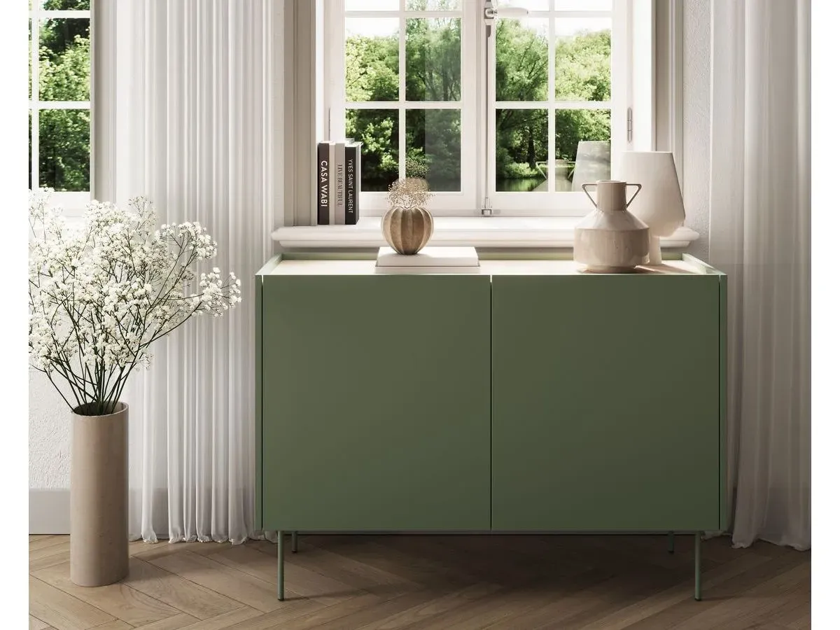 Buffet 2 portes 120 cm ATLAS vert   BOBOCHIC
