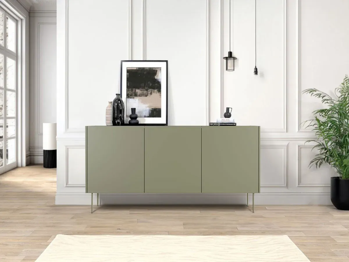 Buffet 3 portes 170 cm ATLAS vert   BOBOCHIC