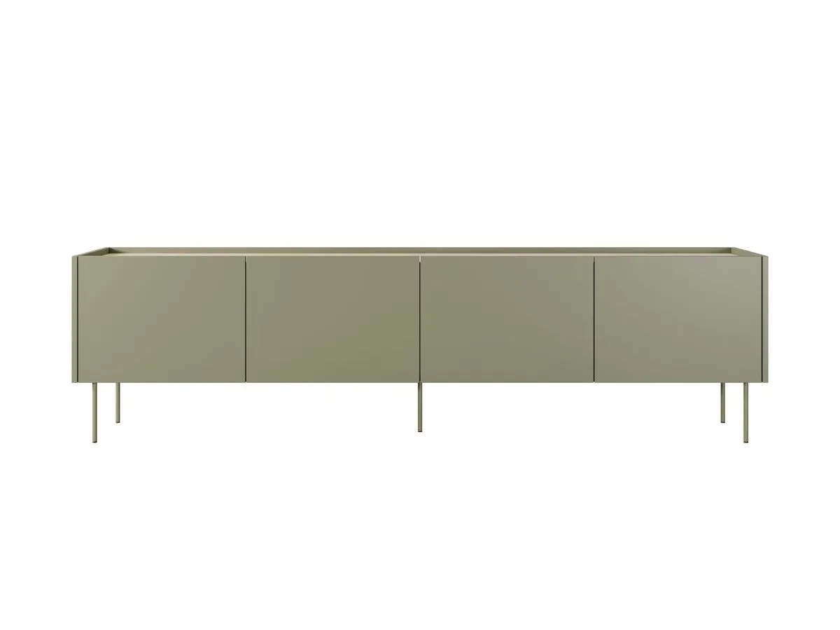 Meuble TV 4 portes 220 cm ATLAS vert   BOBOCHIC