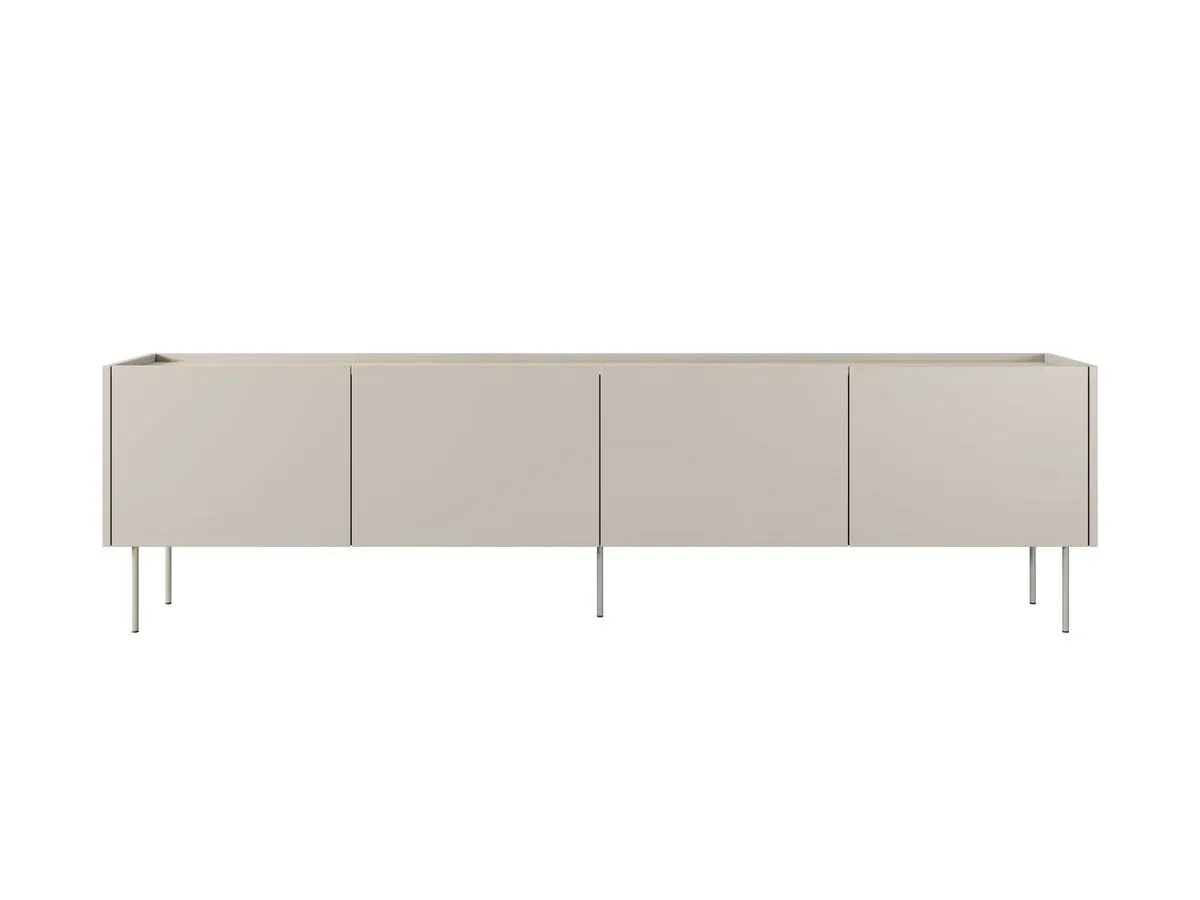 Meuble TV 4 portes 220 cm ATLAS beige   BOBOCHIC