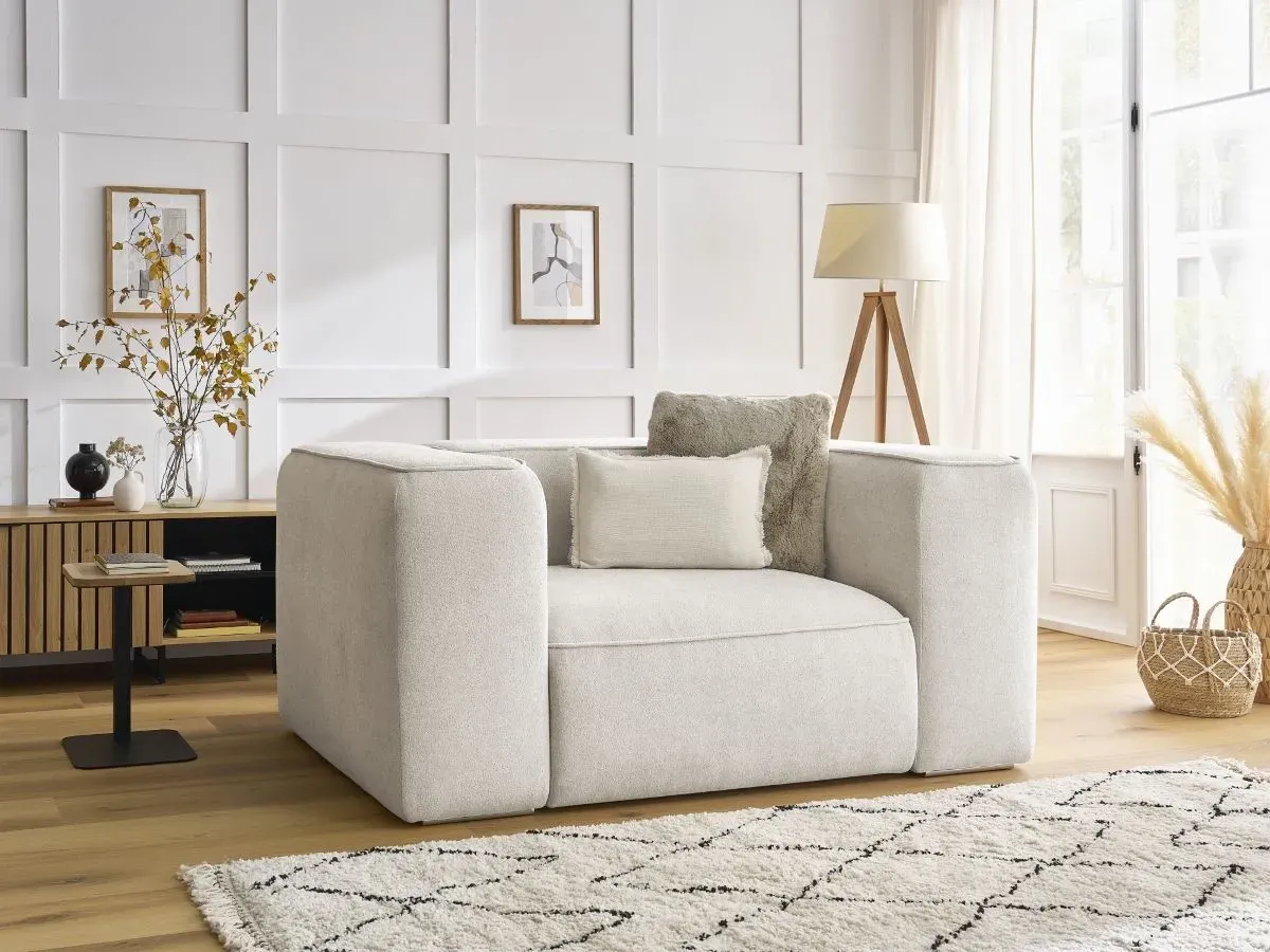 Fauteuil ZEPHYR blanc   BOBOCHIC