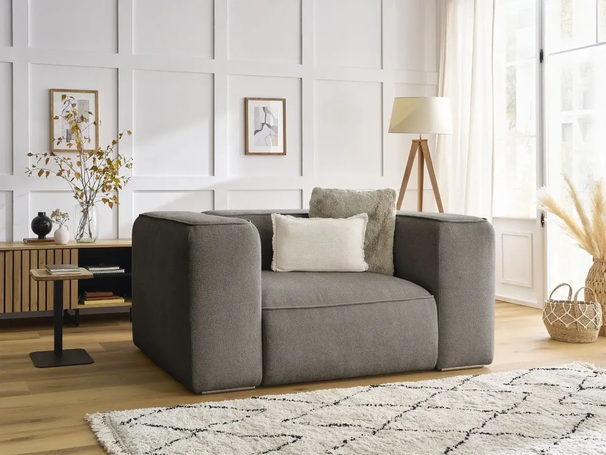 Fauteuil ZEPHYR taupe   BOBOCHIC