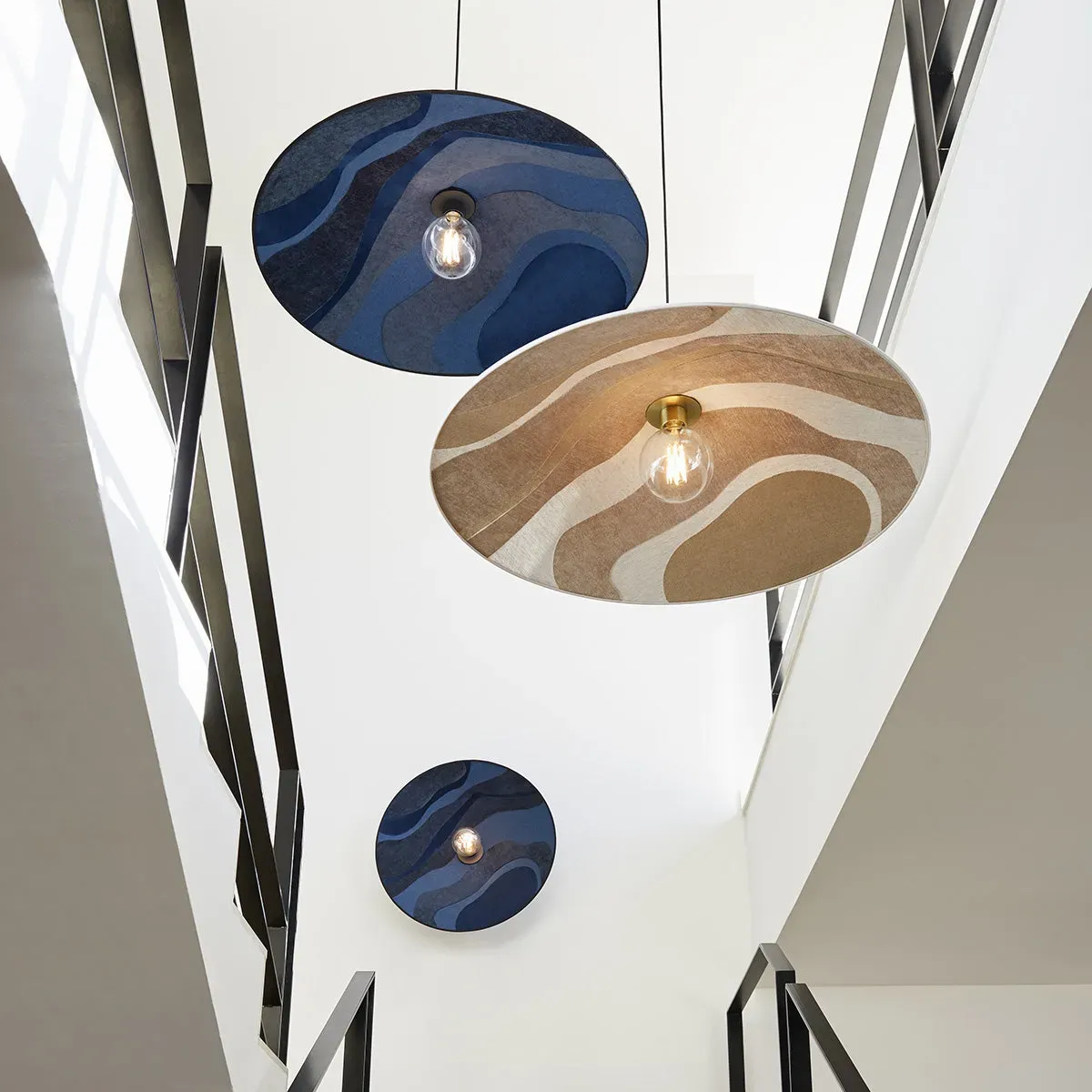 Suspension forme conique bi-matière