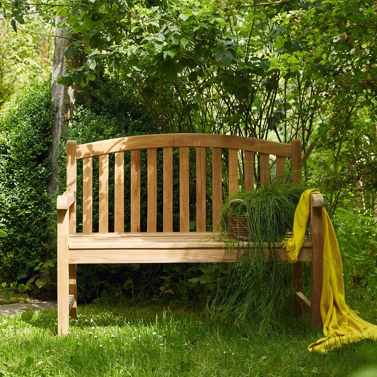 Banc de jardin en bois teck massif