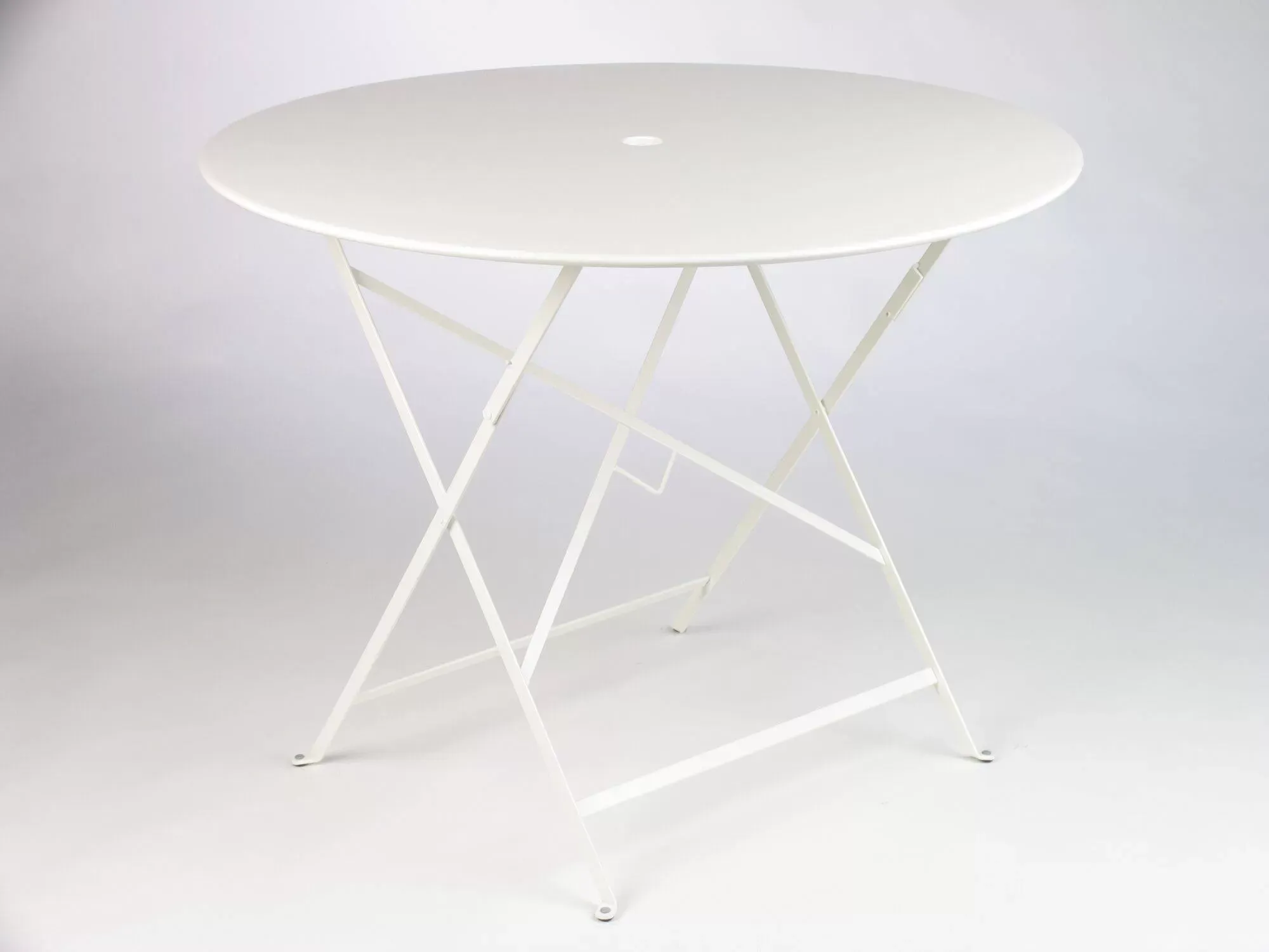 Table Ronde Pliante Ø96 cm Bistro en Acier