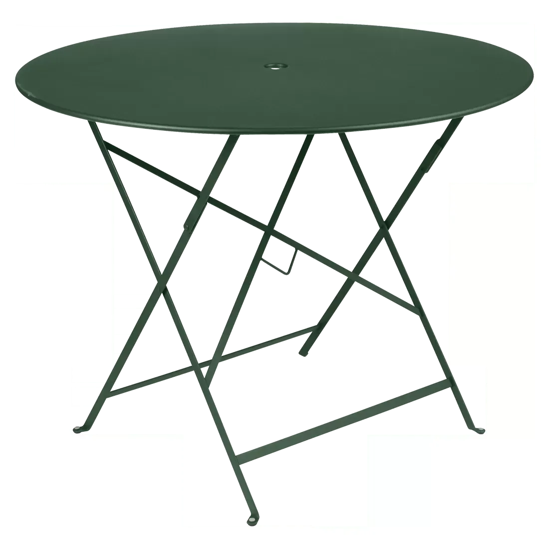 Table Ronde Pliante Ø96 cm Bistro en Acier