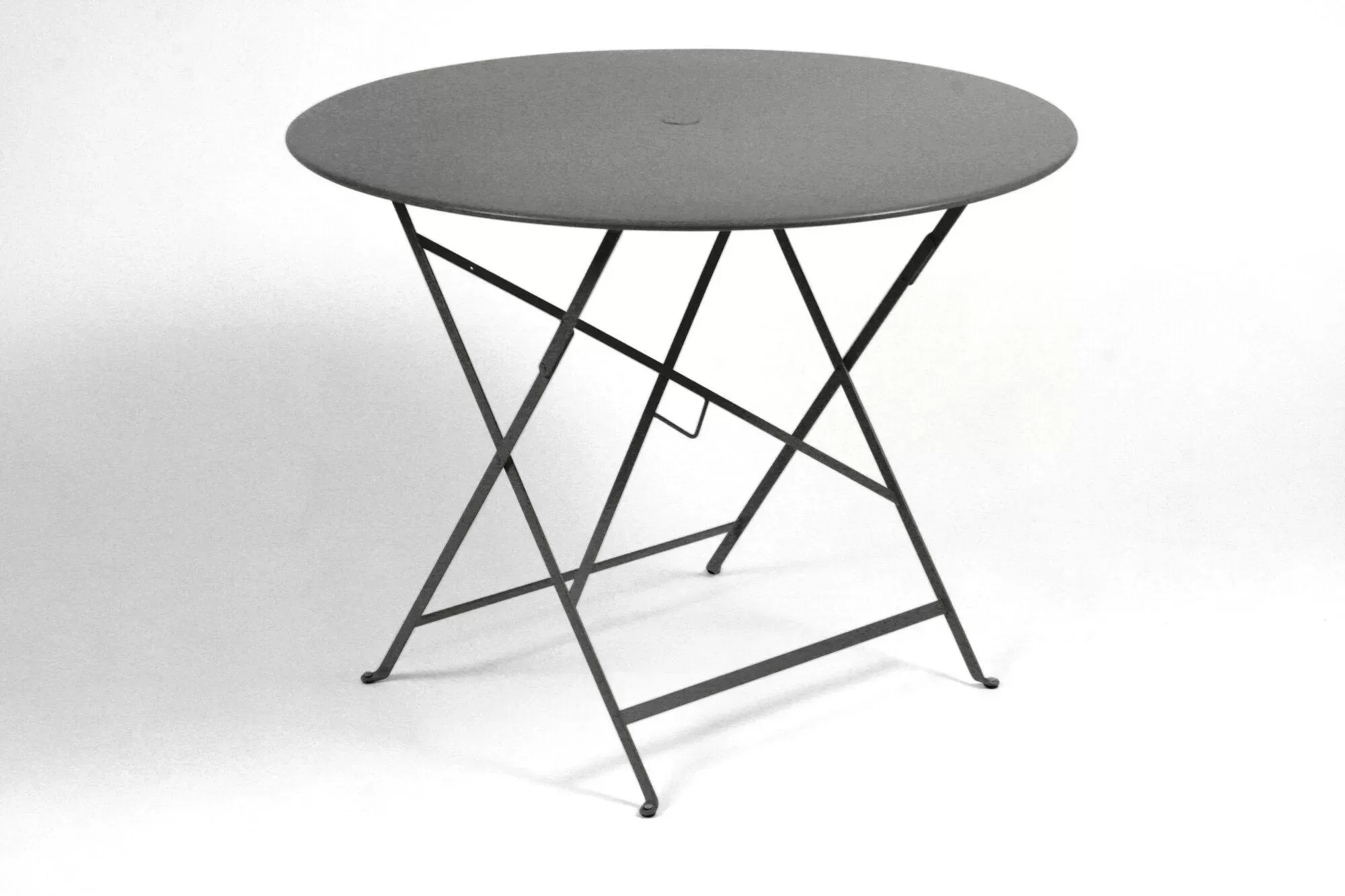 Table Ronde Pliante Ø96 cm Bistro en Acier