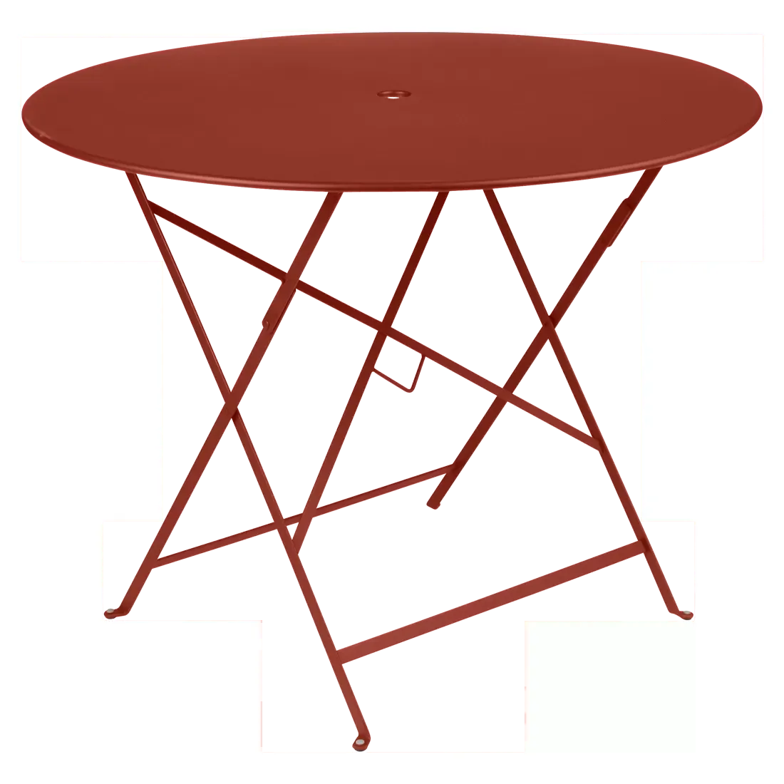 Table Ronde Pliante Ø96 cm Bistro en Acier