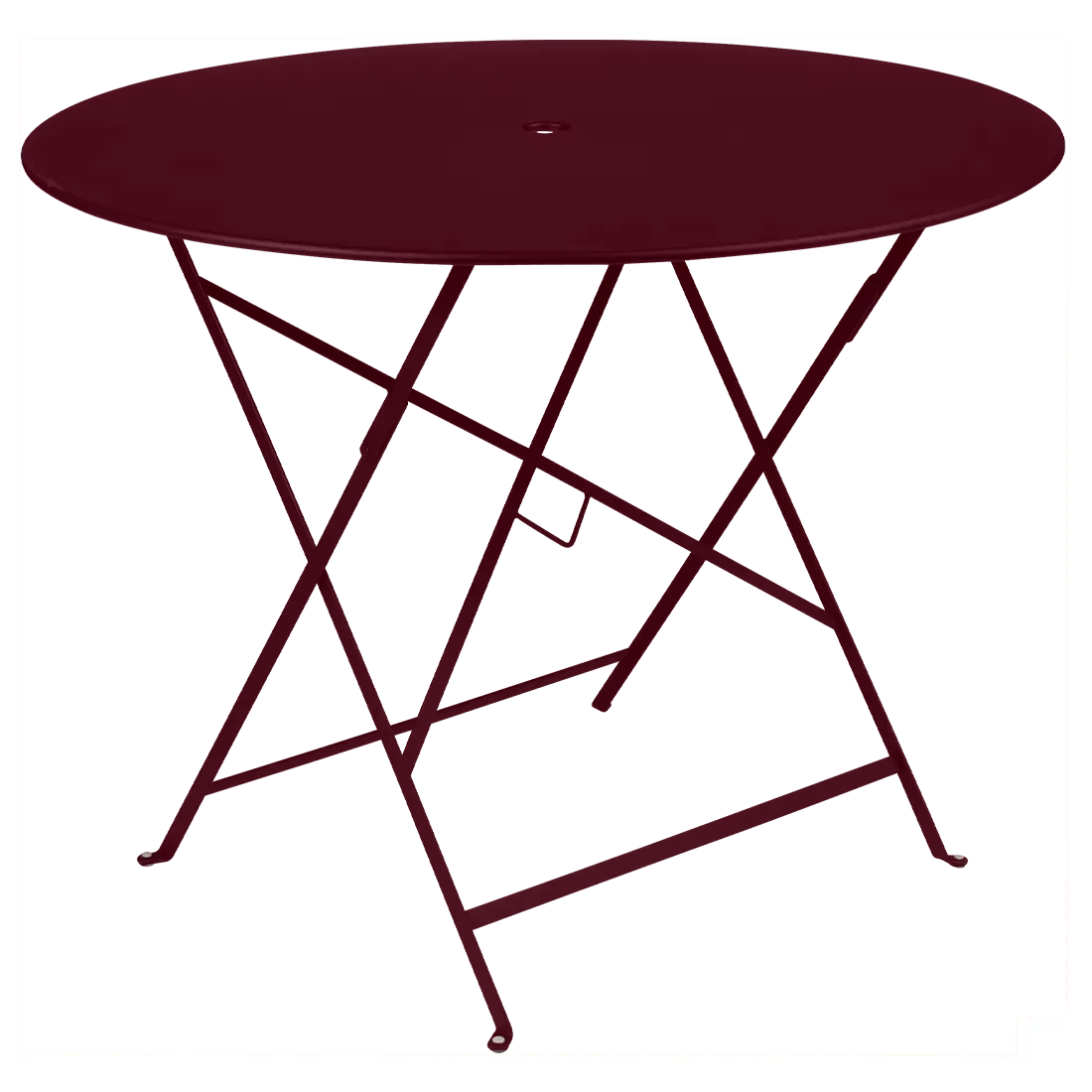 Table Ronde Pliante Ø96 cm Bistro en Acier
