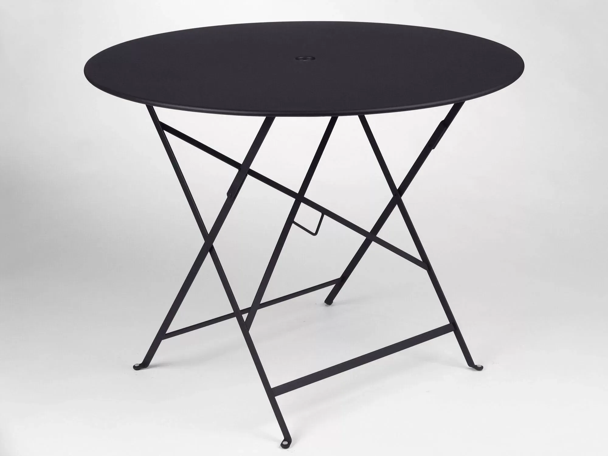 Table Ronde Pliante Ø96 cm Bistro en Acier