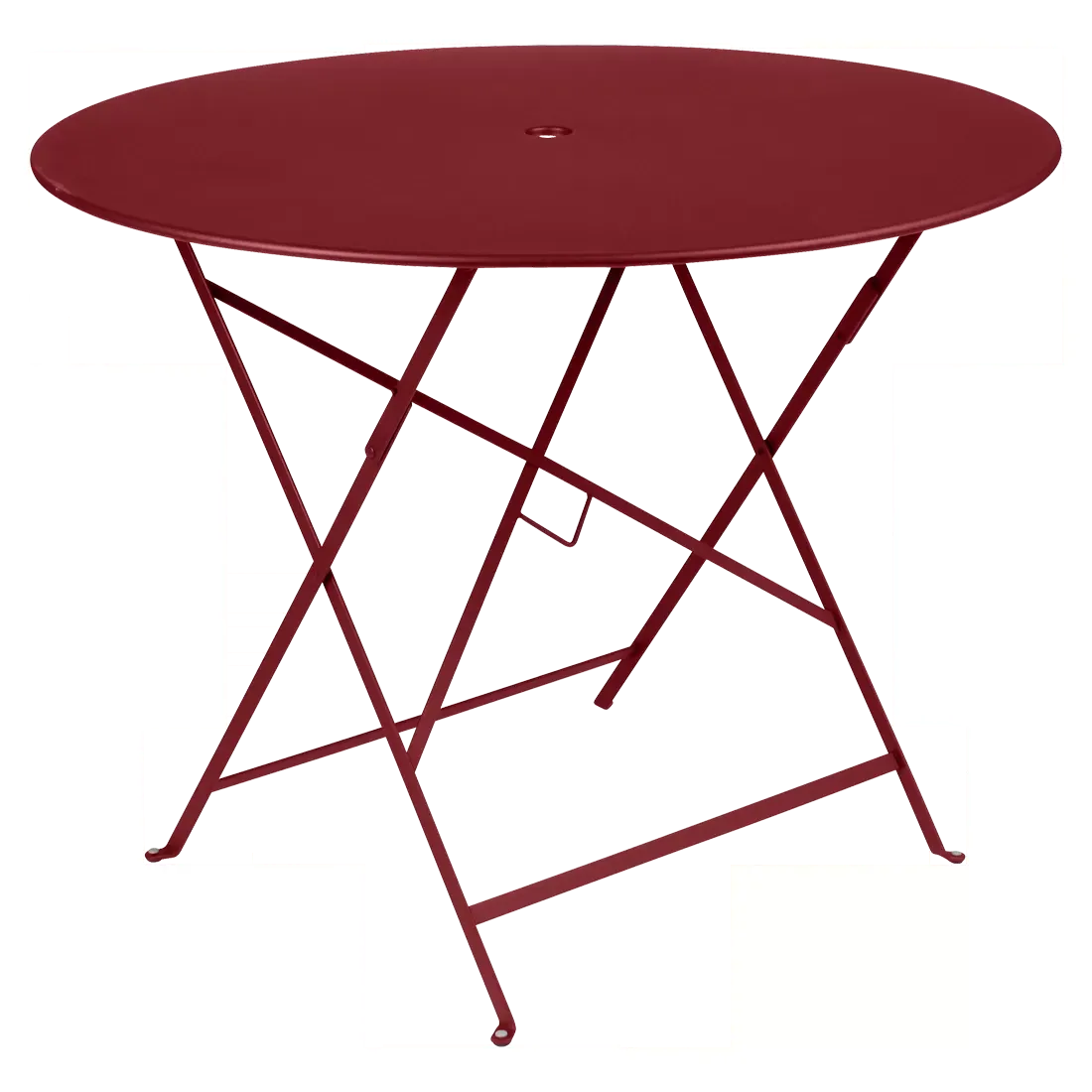 Table Ronde Pliante Ø96 cm Bistro en Acier