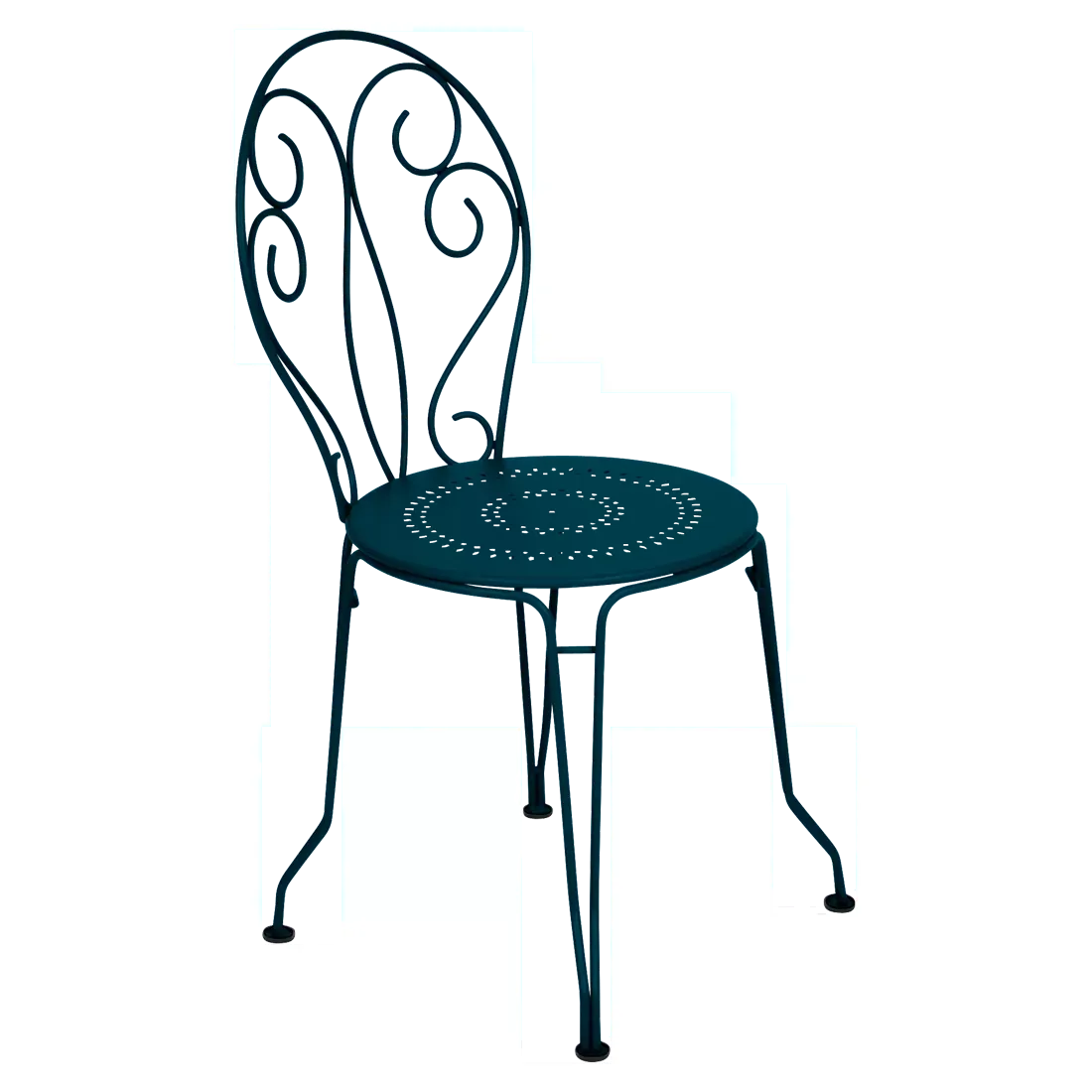 Lot de 2 Chaises Empilables Montmartre en Acier