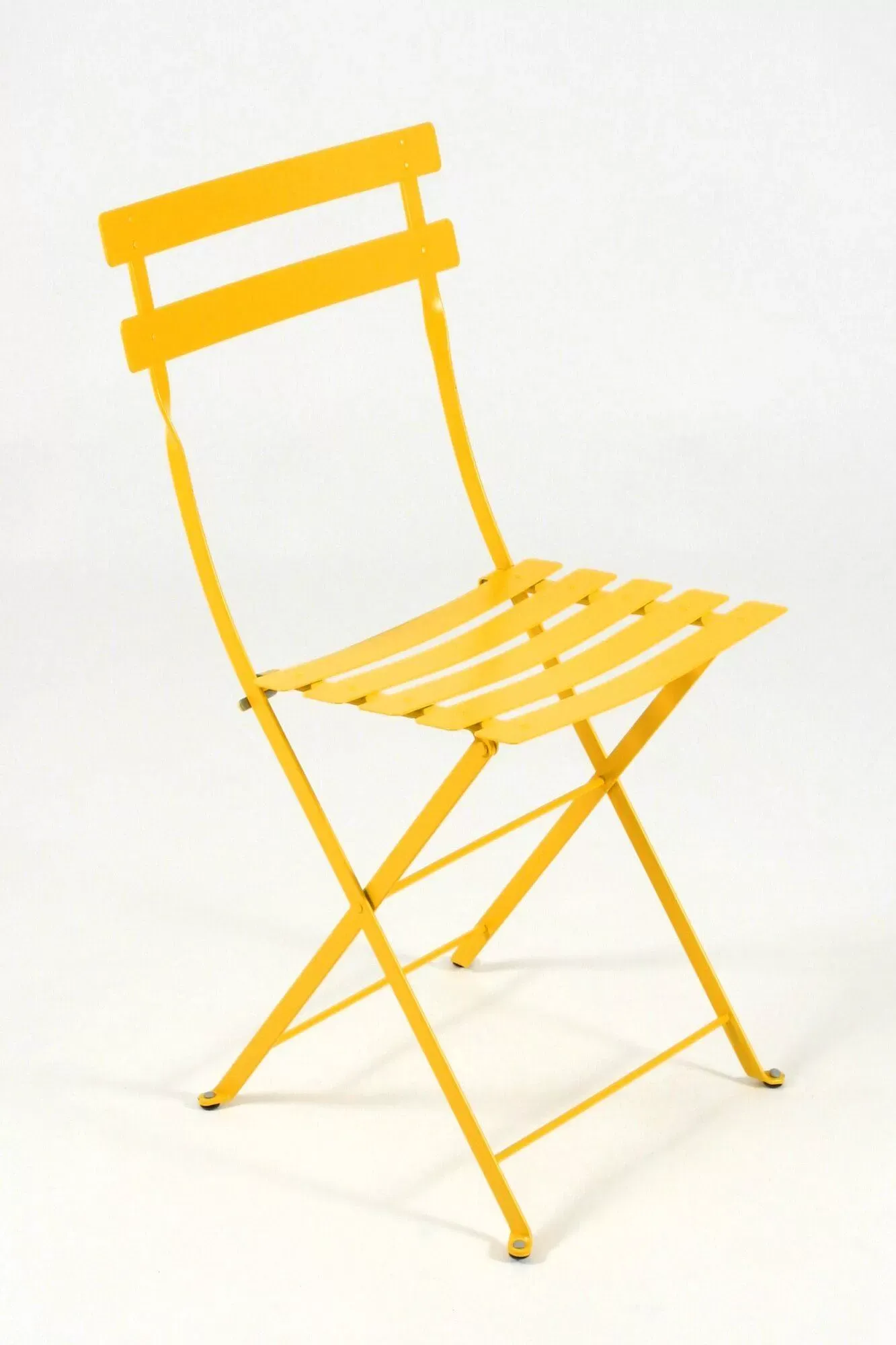 Lot de 2 Chaises Pliantes Bistro Métal en Acier