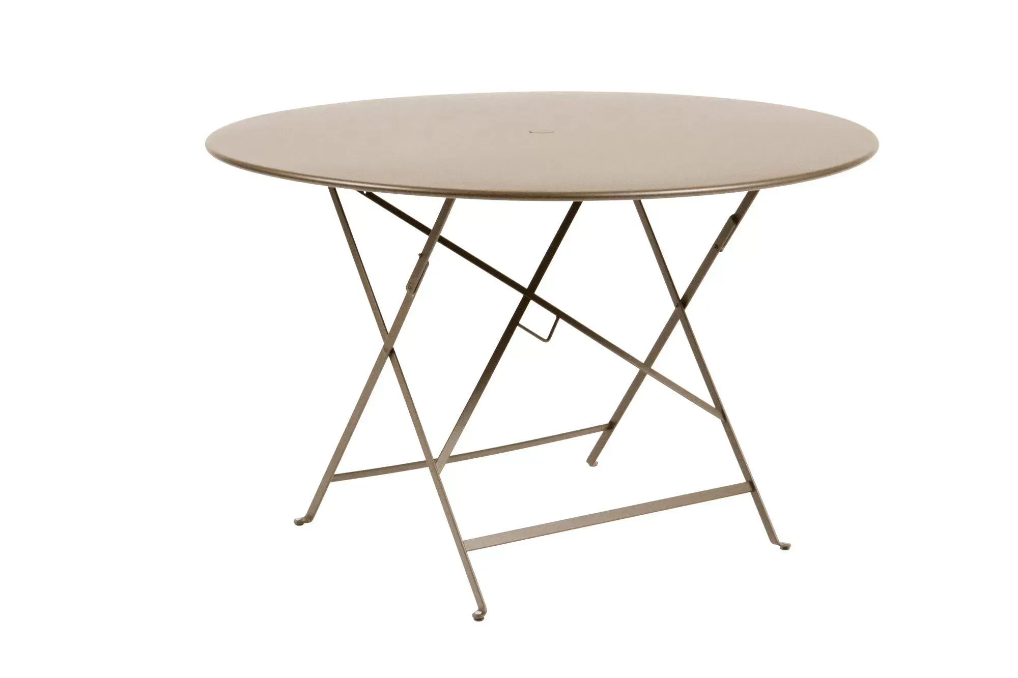 Table Ronde Pliante Ø117 cm Bistro en Acier