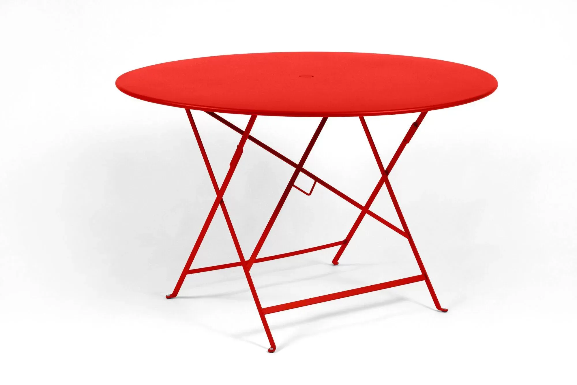 Table Ronde Pliante Ø117 cm Bistro en Acier