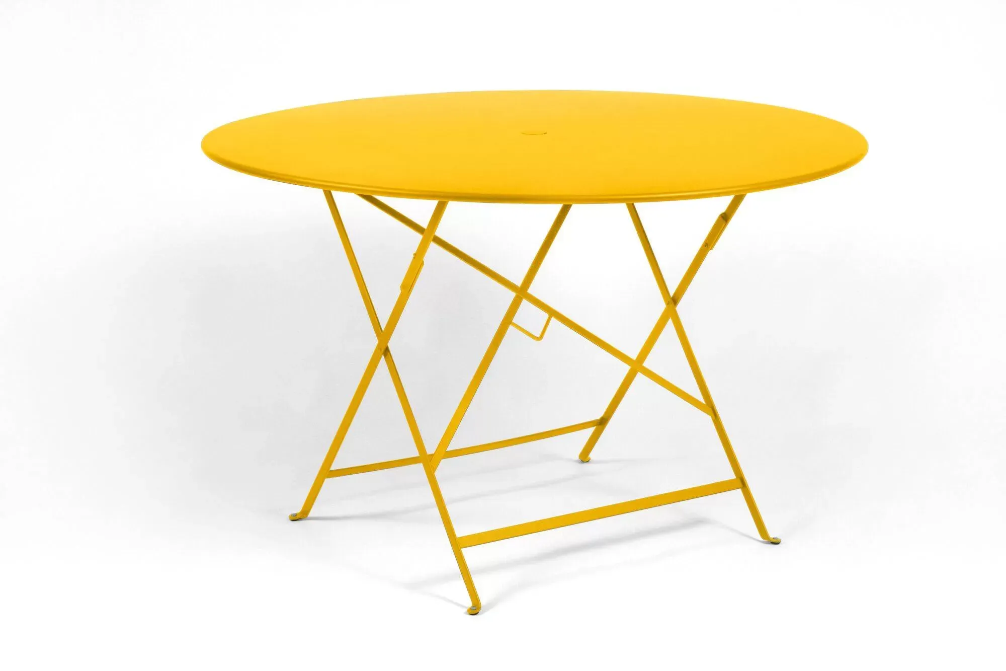 Table Ronde Pliante Ø117 cm Bistro en Acier