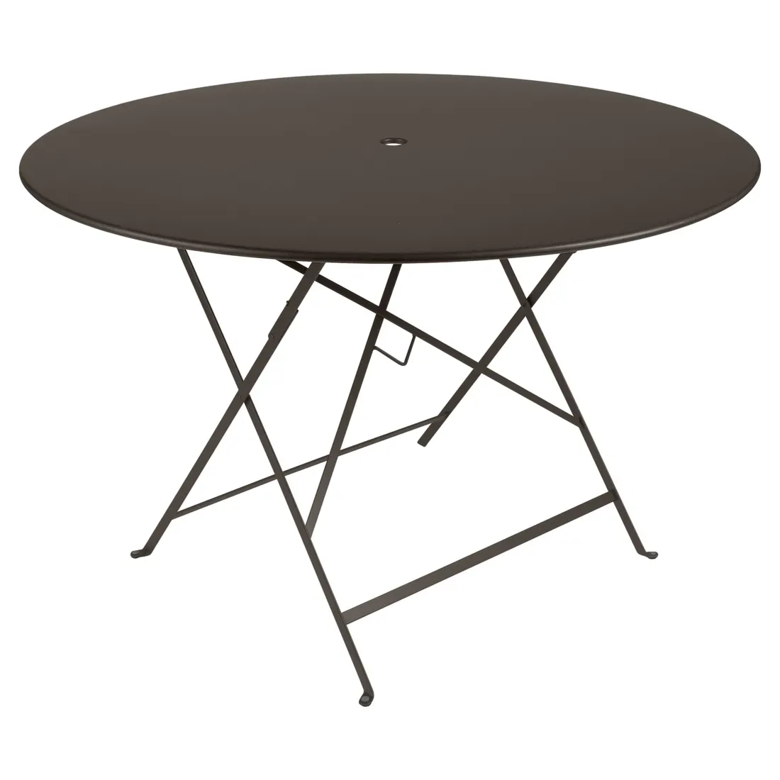 Table Ronde Pliante Ø117 cm Bistro en Acier