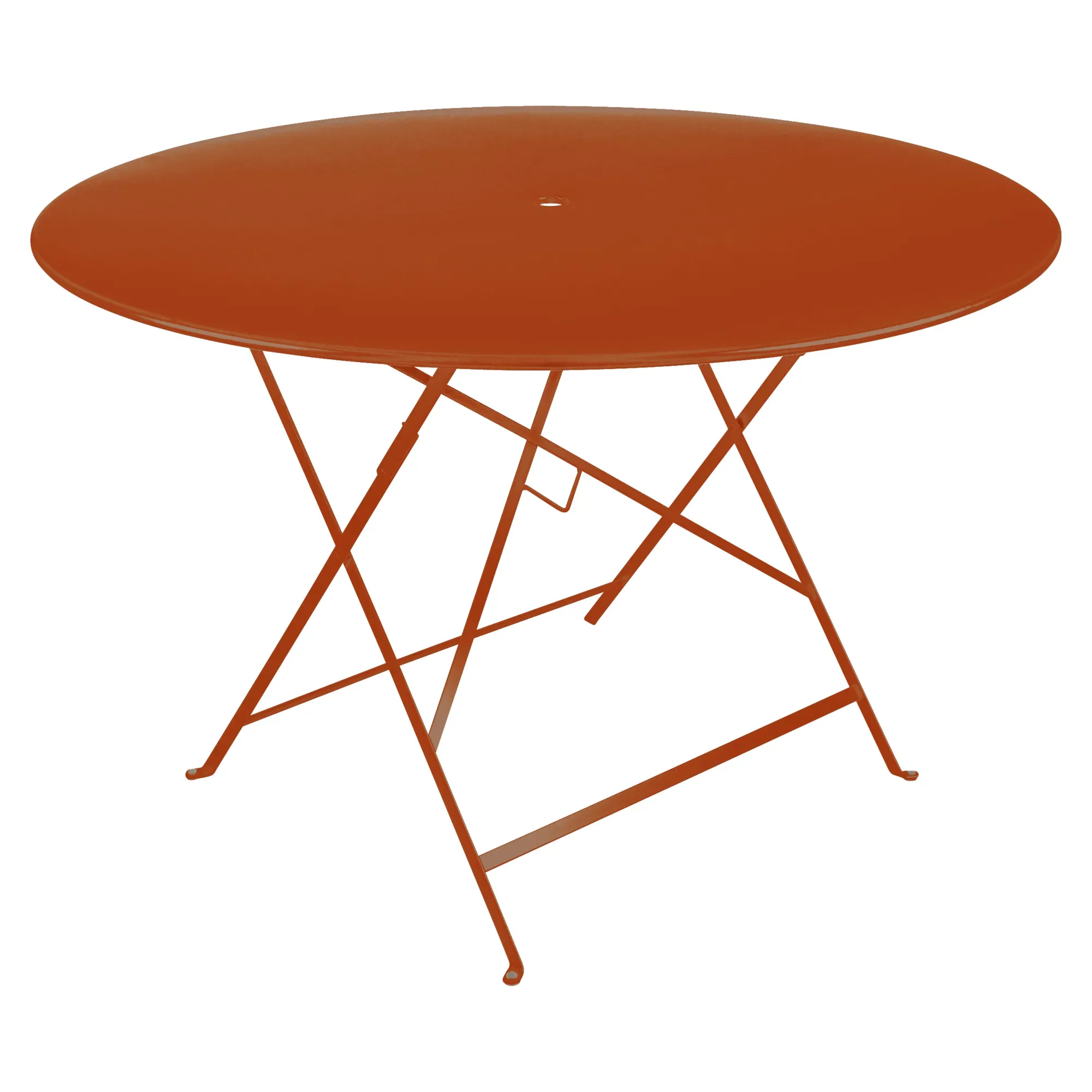 Table Ronde Pliante Ø117 cm Bistro en Acier