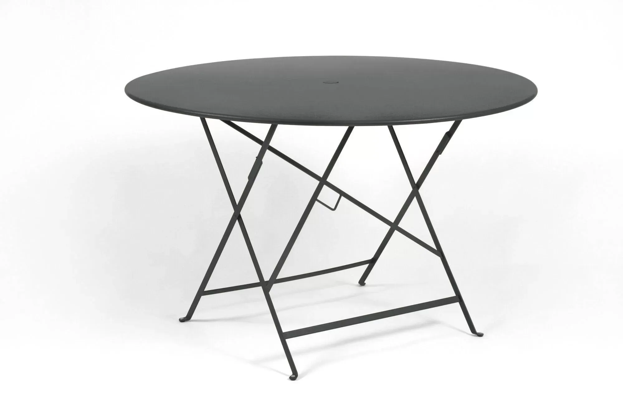 Table Ronde Pliante Ø117 cm Bistro en Acier