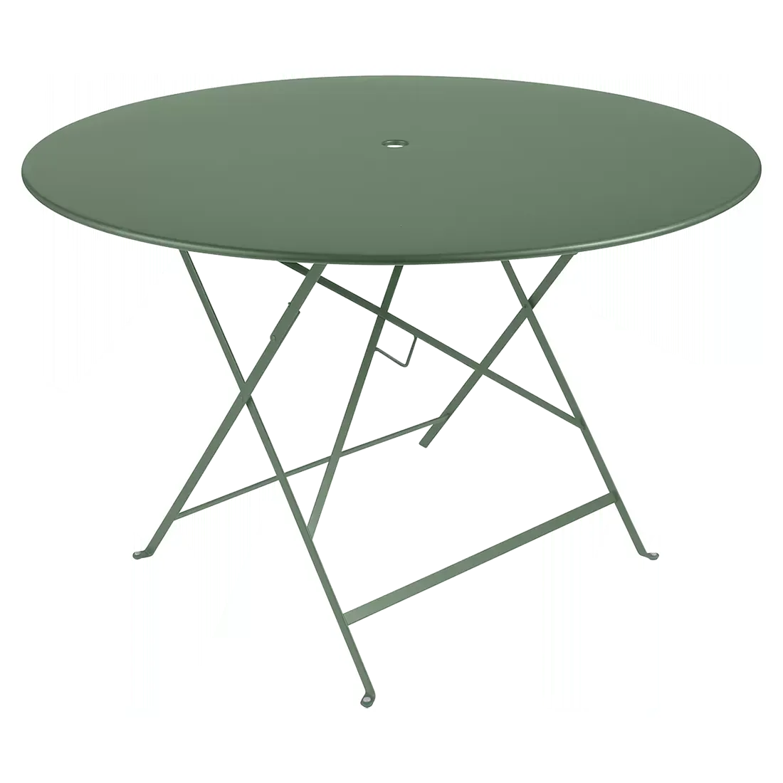 Table Ronde Pliante Ø117 cm Bistro en Acier