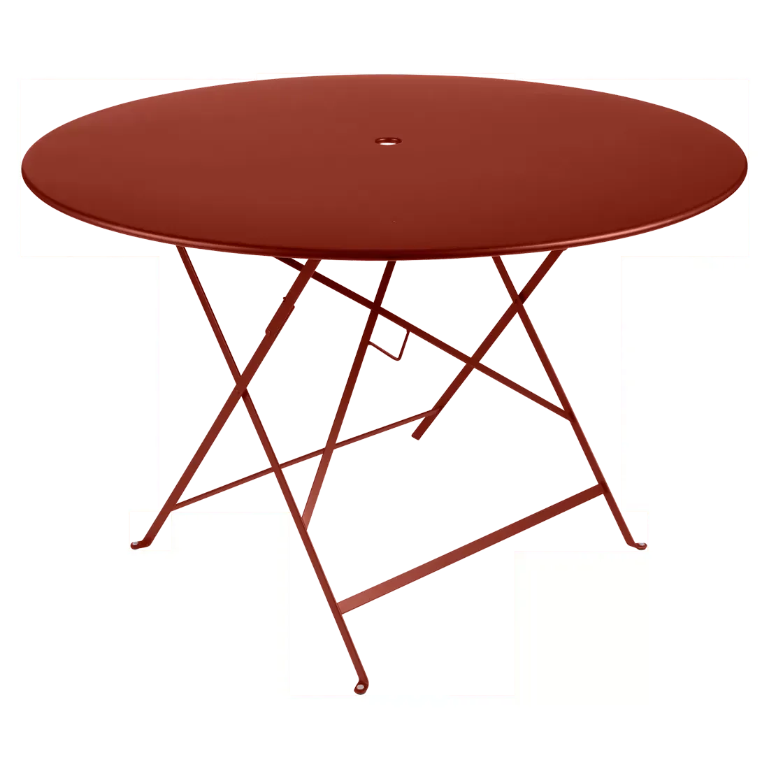Table Ronde Pliante Ø117 cm Bistro en Acier