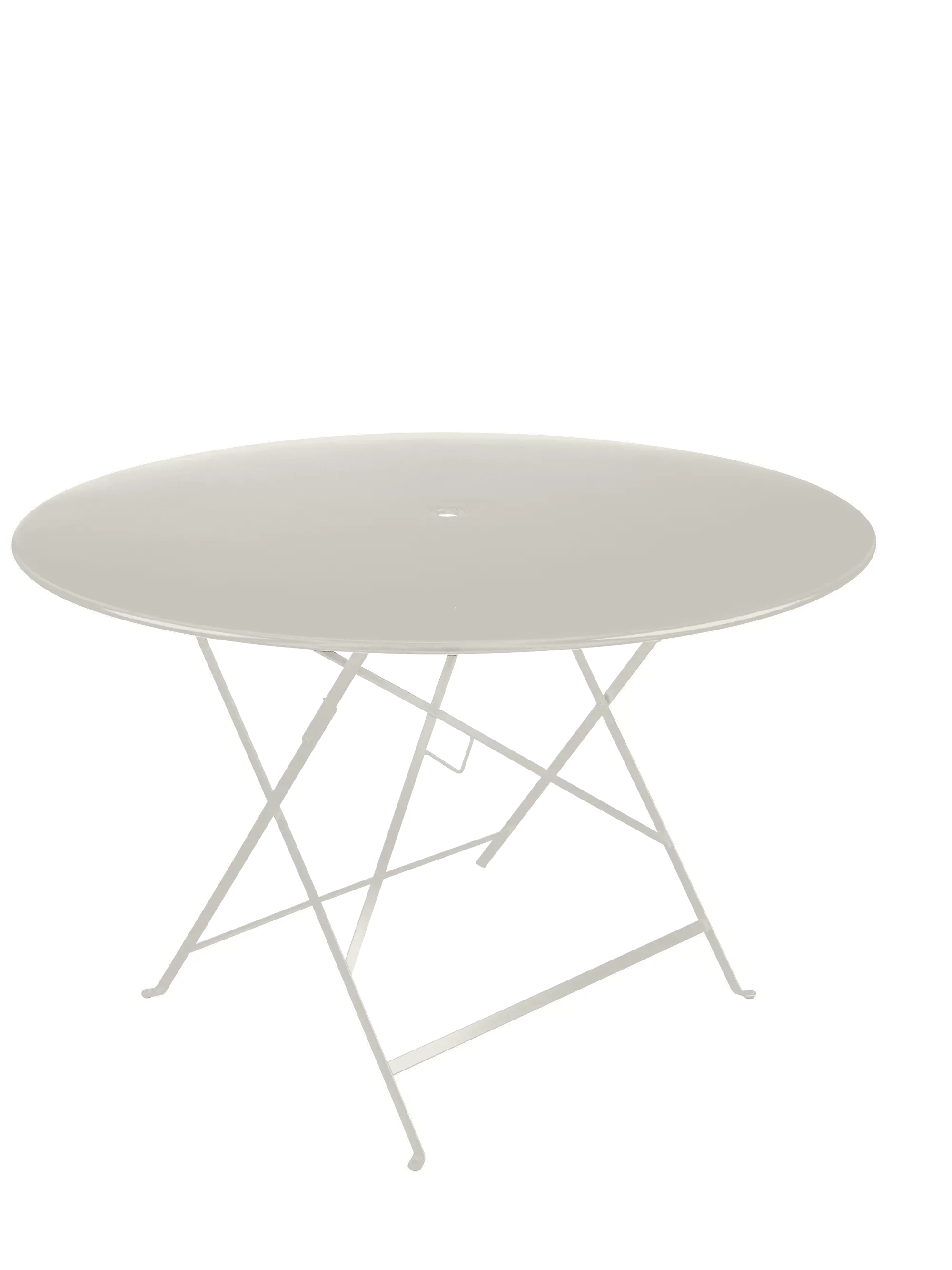 Table Ronde Pliante Ø117 cm Bistro en Acier