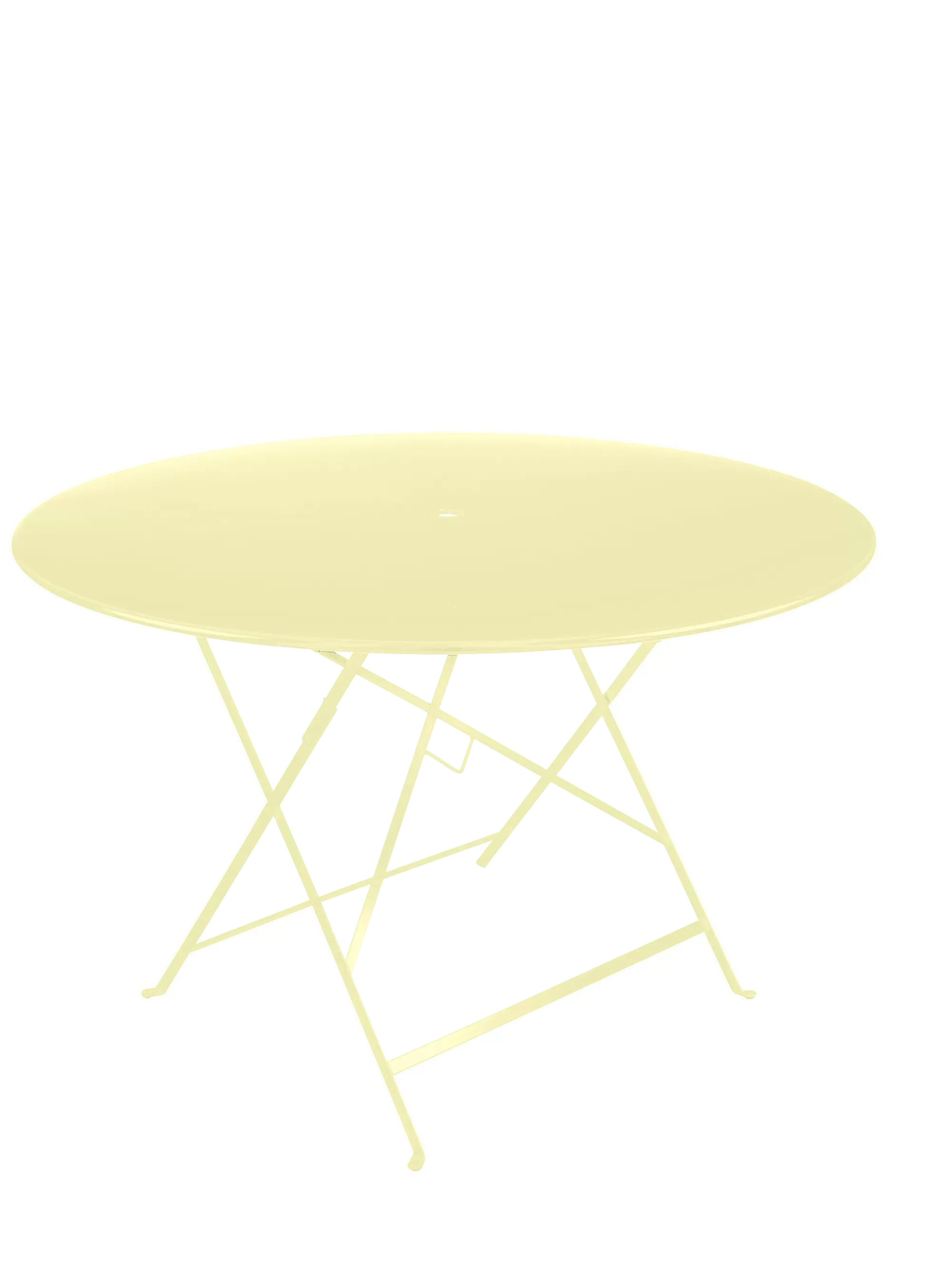 Table Ronde Pliante Ø117 cm Bistro en Acier