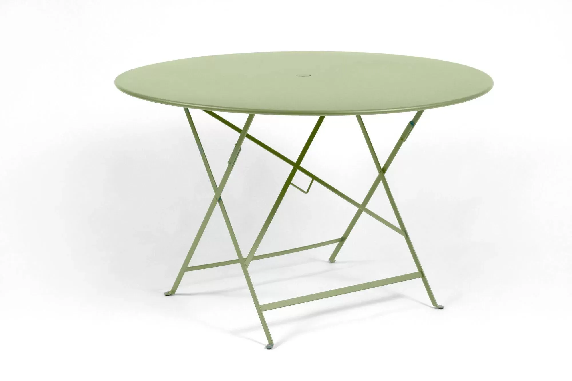 Table Ronde Pliante Ø117 cm Bistro en Acier