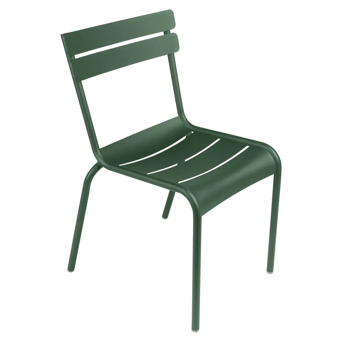 Lot de 2 Chaises Empilables Luxembourg en Aluminium