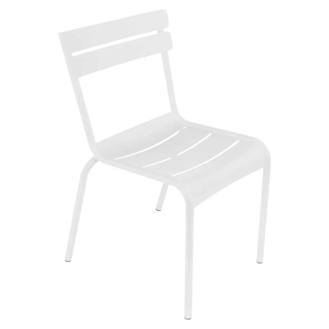 Lot de 2 Chaises Empilables Luxembourg en Aluminium