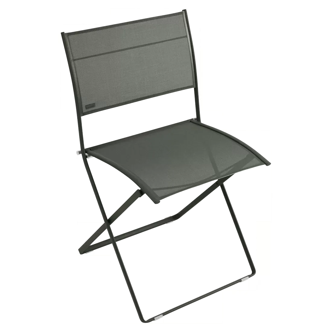 Lot de 2 Chaises Pliantes Plein Air en Acier