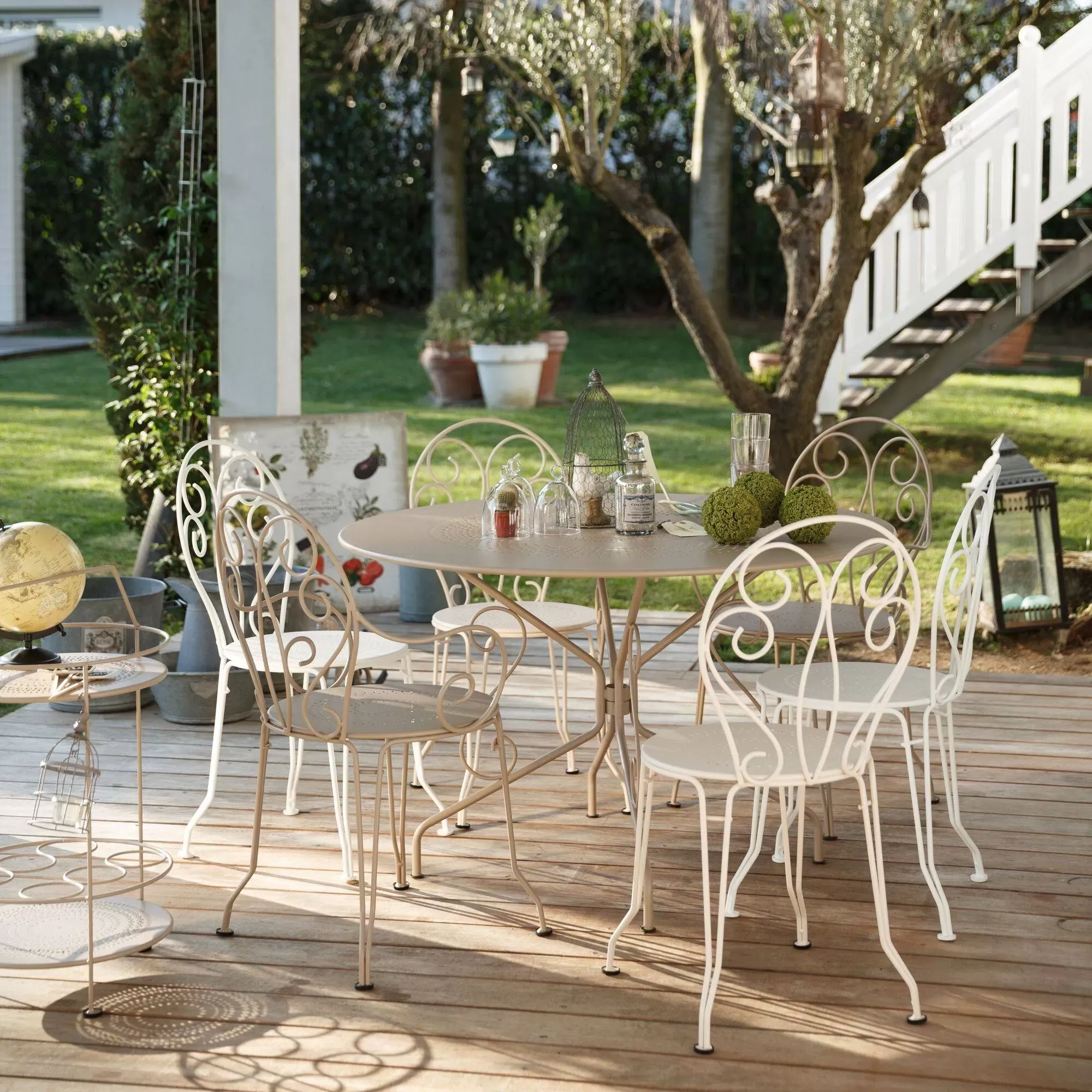 Lot de 2 Fauteuils Empilables Montmartre en Acier