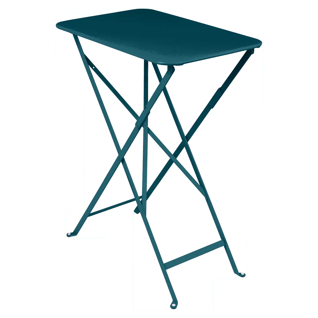 Table Rectangulaire Pliante 57 x 37 cm Bistro en Acier