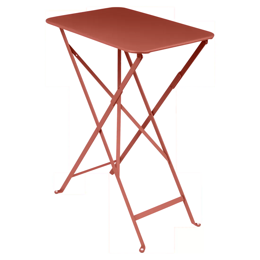 Table Rectangulaire Pliante 57 x 37 cm Bistro en Acier