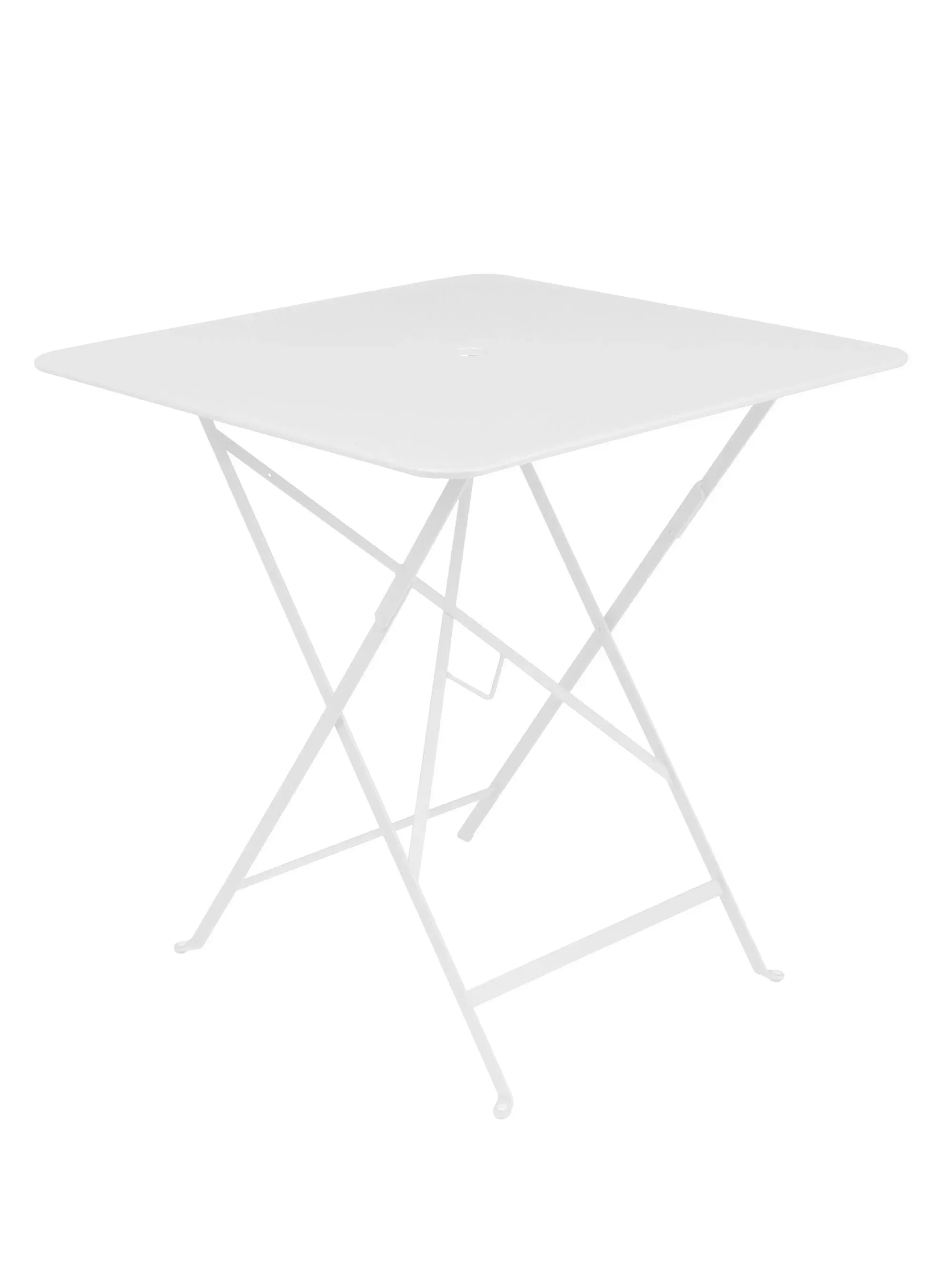 Table Carrée Pliante 71 x 71 cm Bistro en Acier