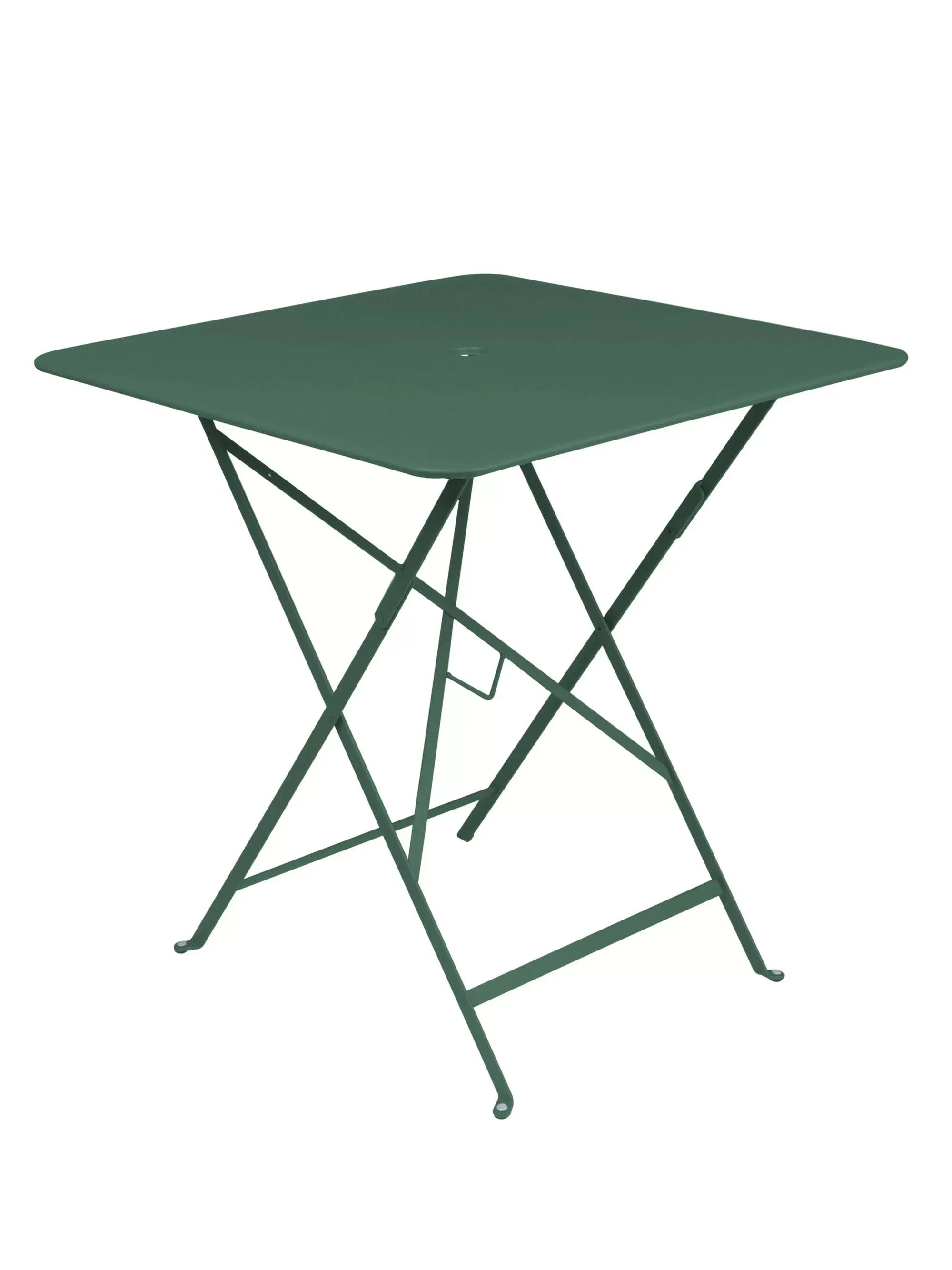 Table Carrée Pliante 71 x 71 cm Bistro en Acier