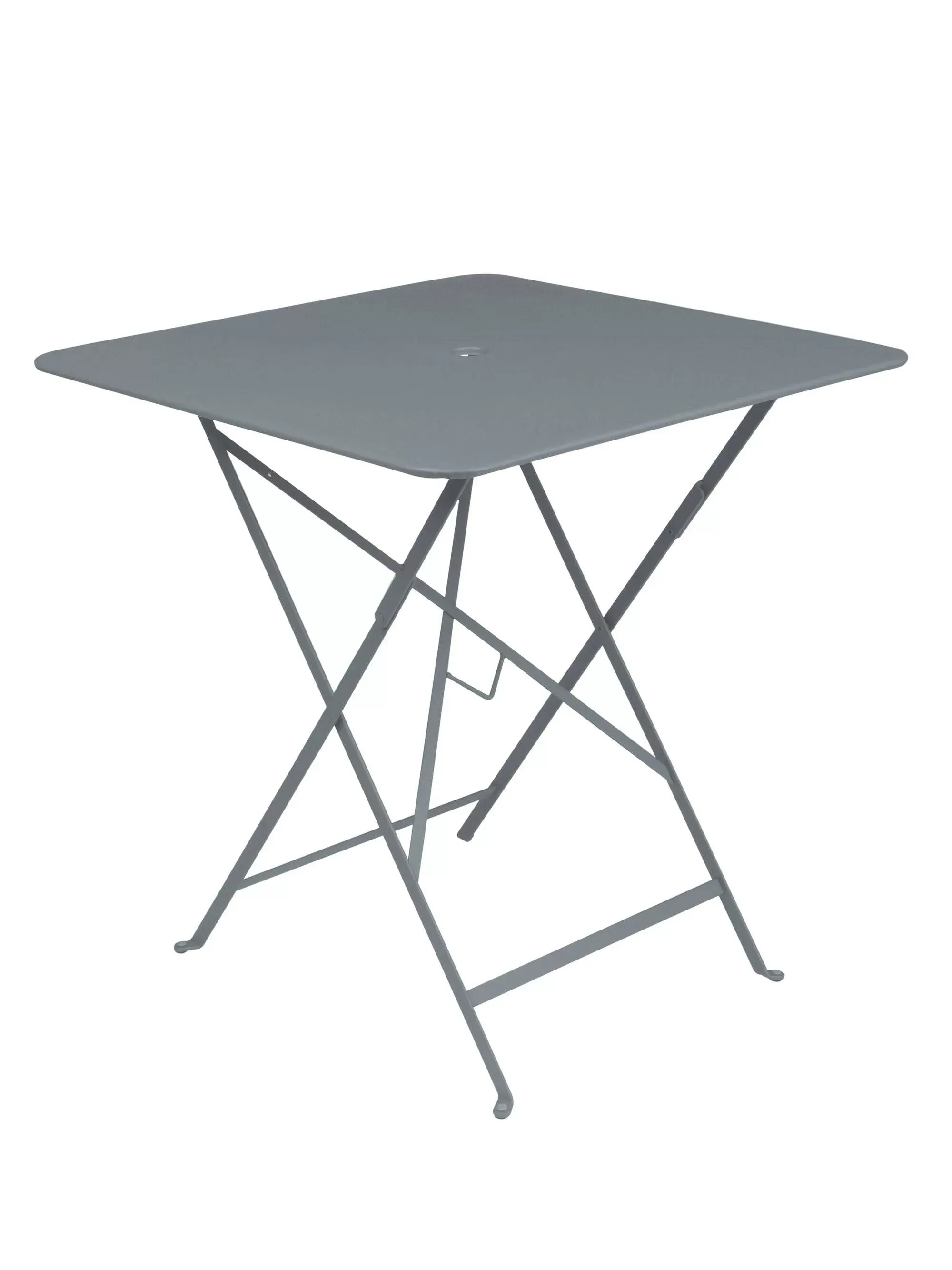 Table Carrée Pliante 71 x 71 cm Bistro en Acier
