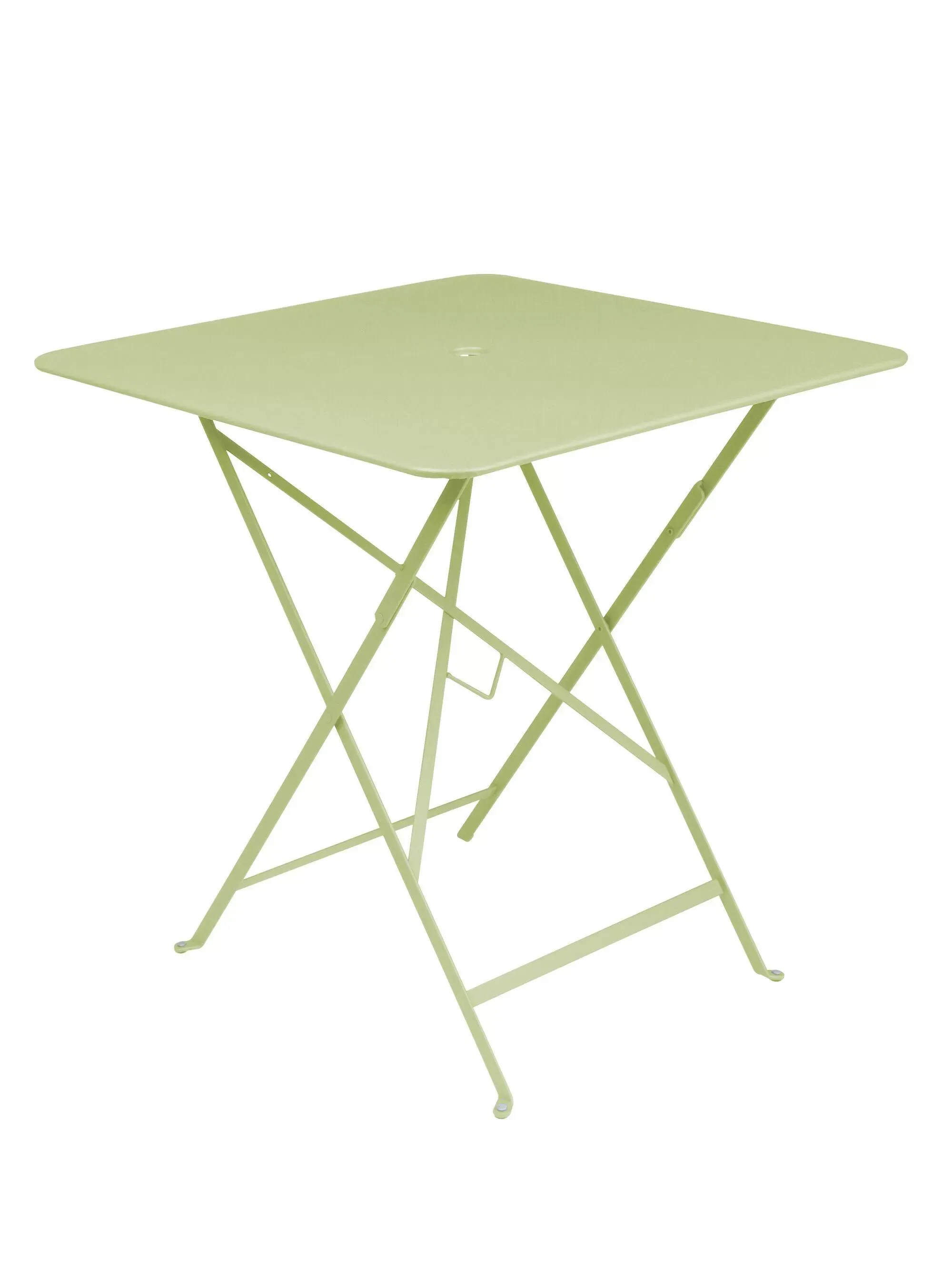 Table Carrée Pliante 71 x 71 cm Bistro en Acier