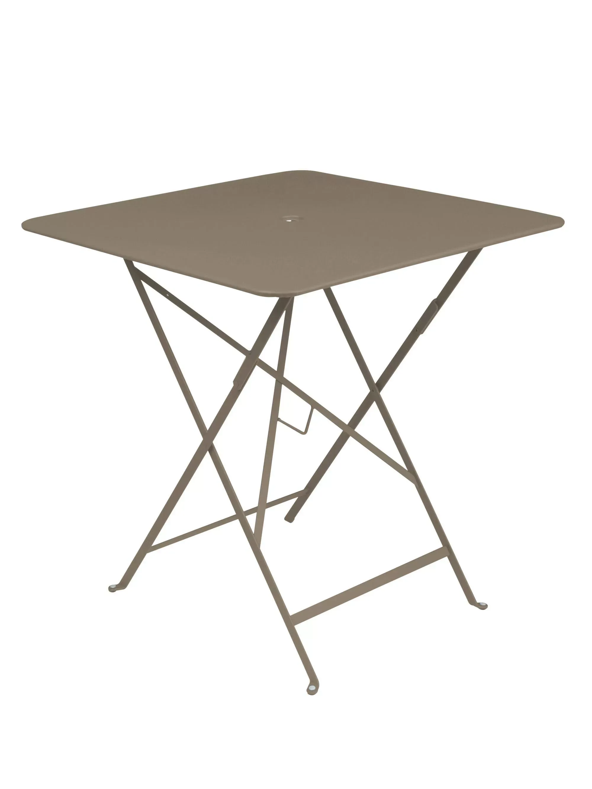 Table Carrée Pliante 71 x 71 cm Bistro en Acier