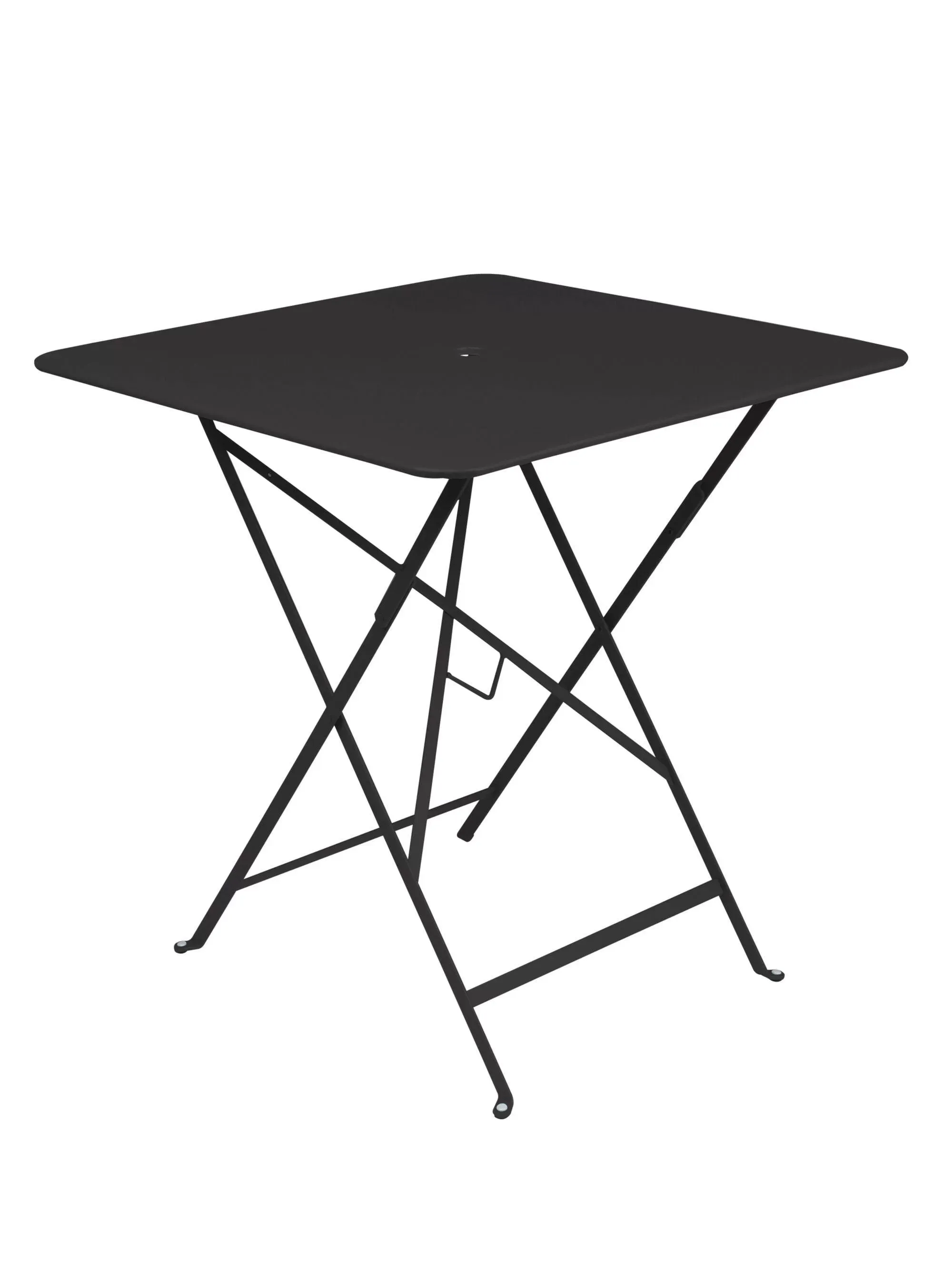 Table Carrée Pliante 71 x 71 cm Bistro en Acier