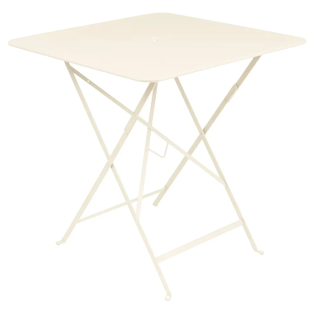 Table Carrée Pliante 71 x 71 cm Bistro en Acier