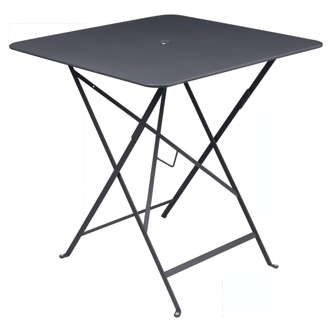 Table Carrée Pliante 71 x 71 cm Bistro en Acier