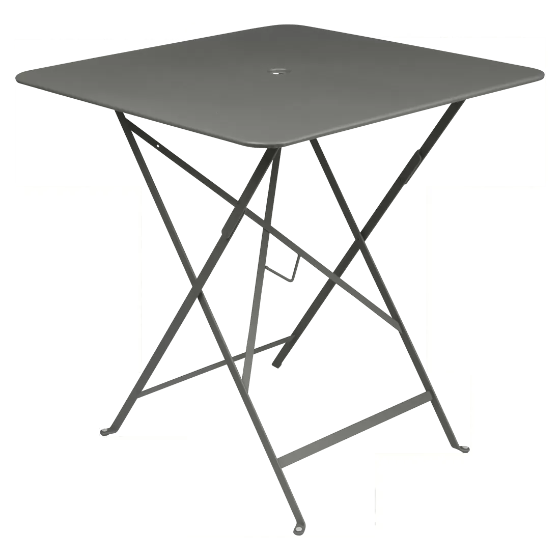 Table Carrée Pliante 71 x 71 cm Bistro en Acier