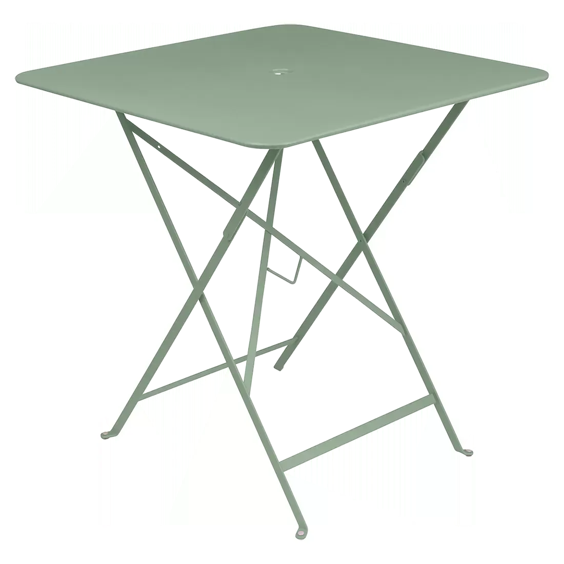 Table Carrée Pliante 71 x 71 cm Bistro en Acier