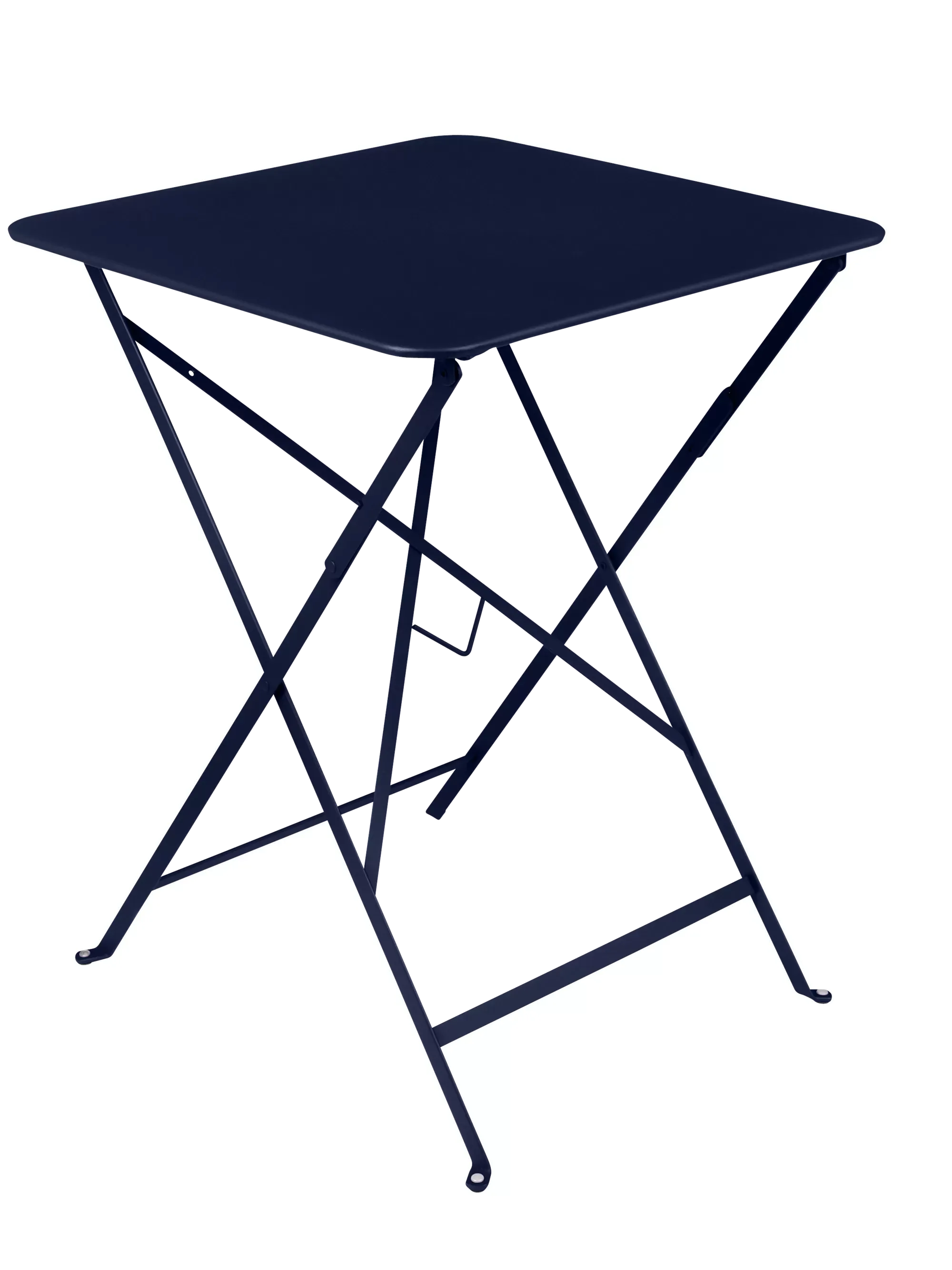 Table Carrée Pliante 71 x 71 cm Bistro en Acier