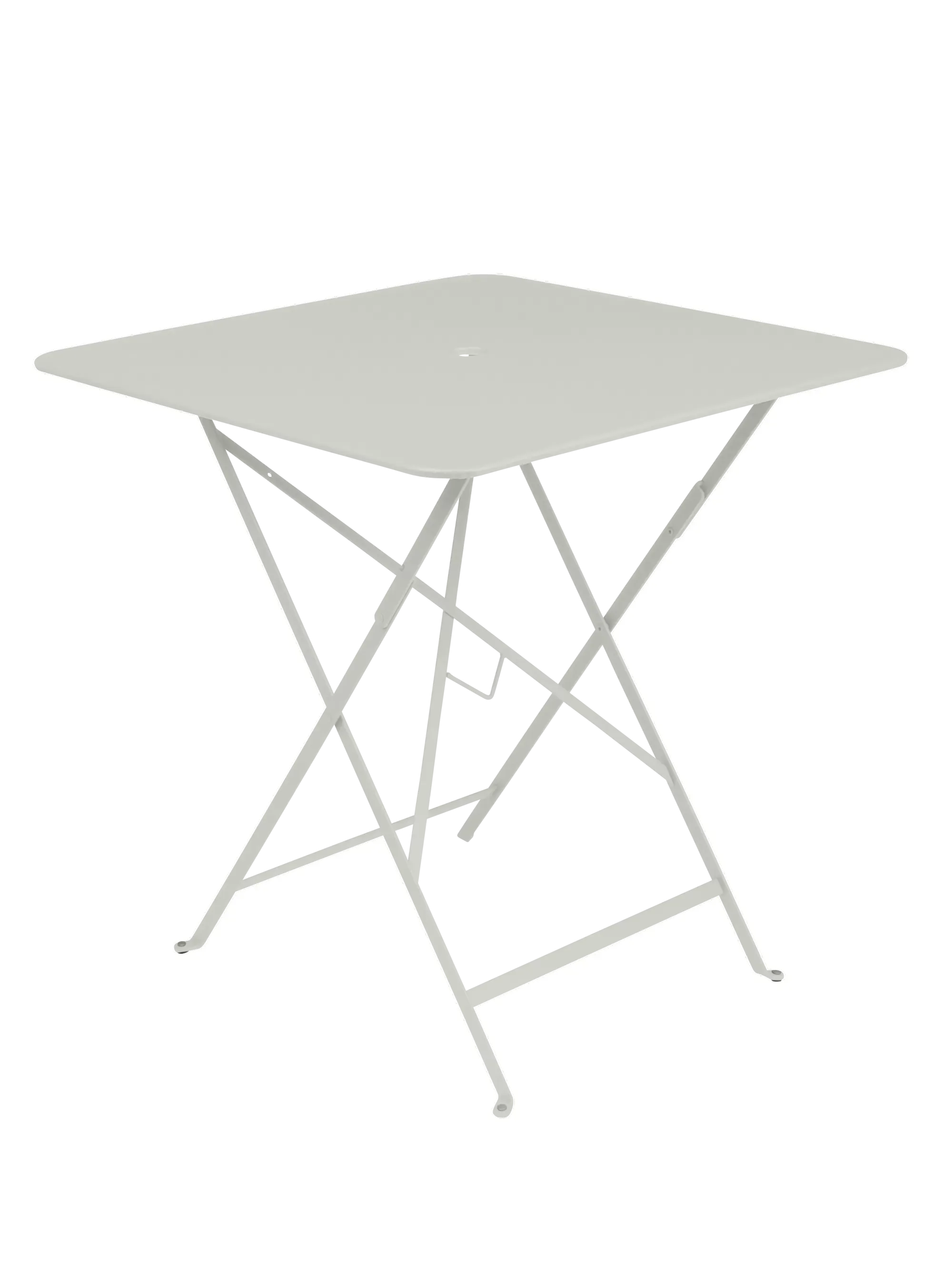 Table Carrée Pliante 71 x 71 cm Bistro en Acier