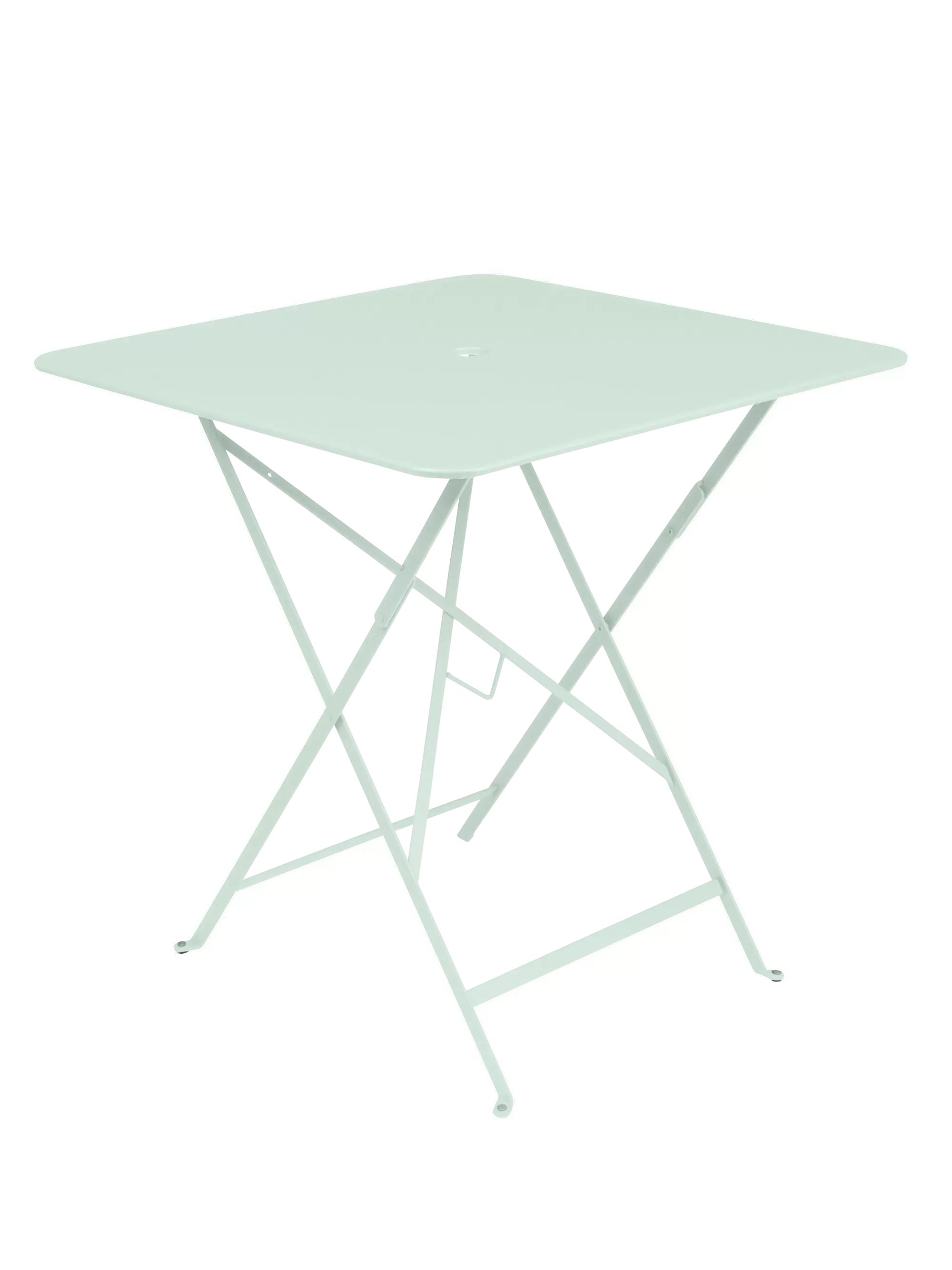Table Carrée Pliante 71 x 71 cm Bistro en Acier