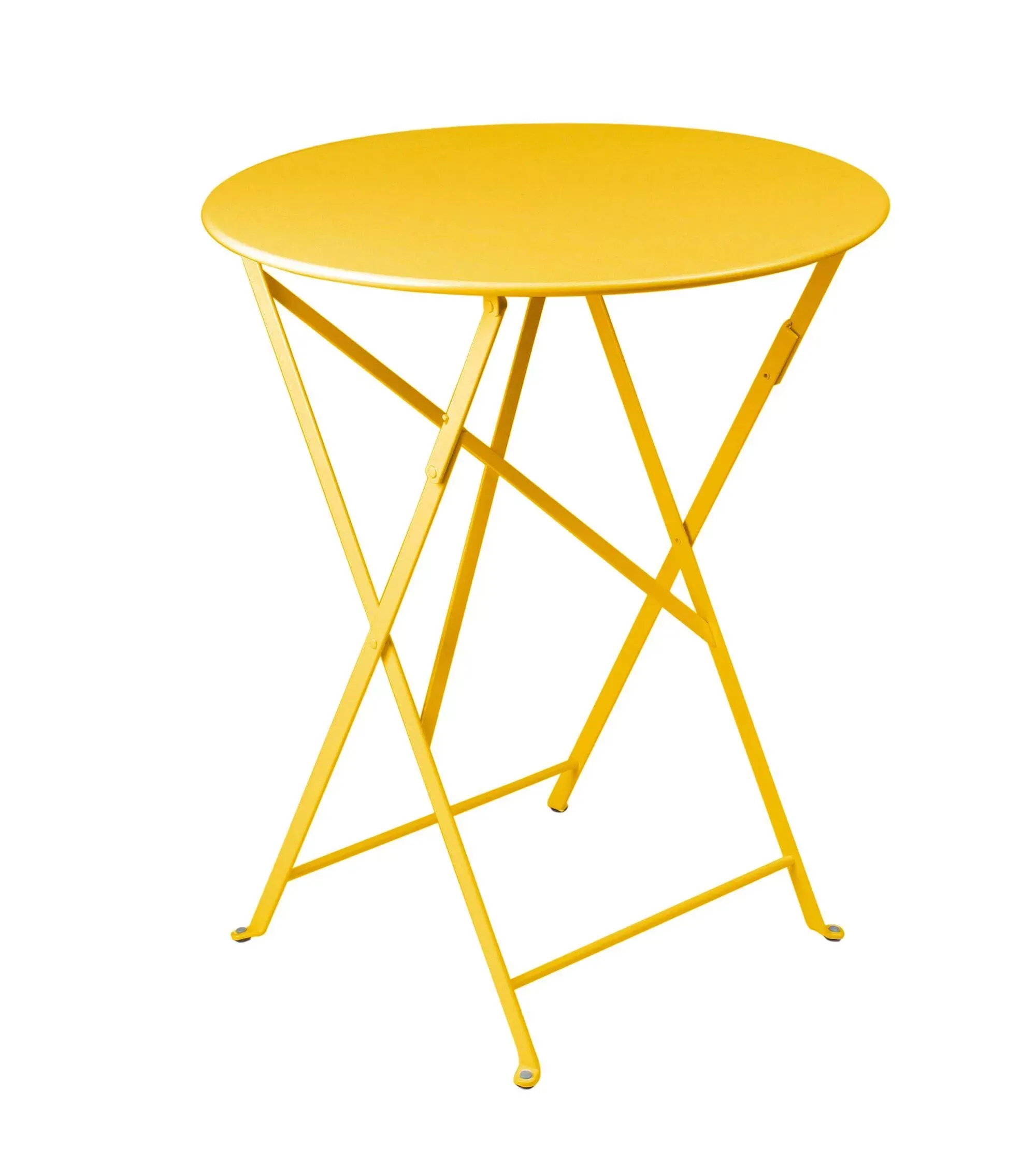 Table Ronde Pliante Ø60 cm Bistro en Acier