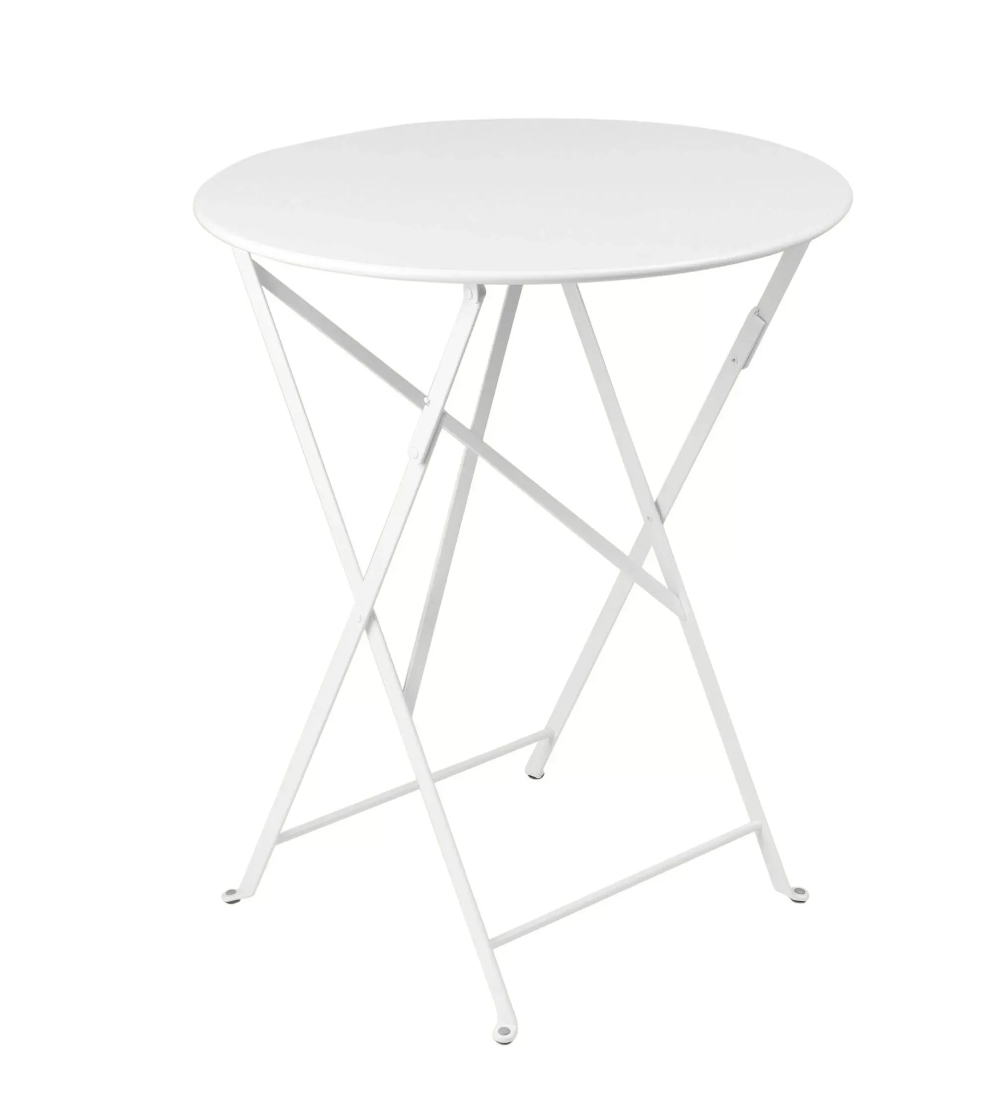 Table Ronde Pliante Ø60 cm Bistro en Acier