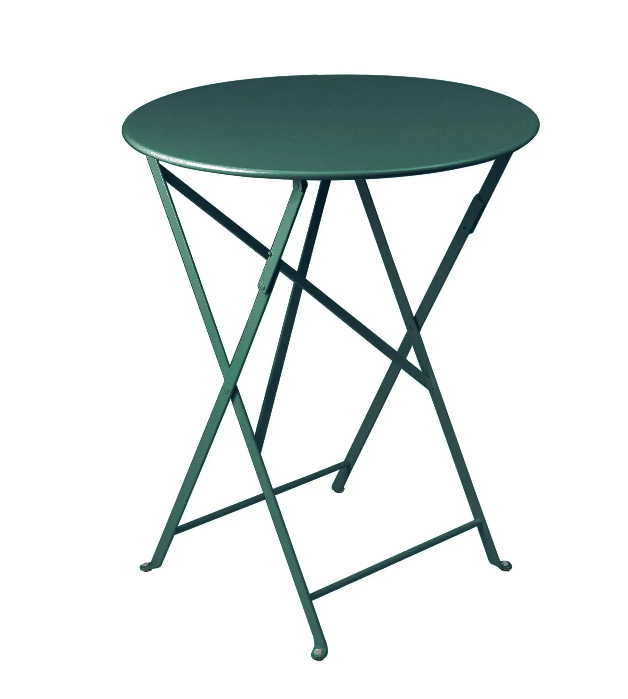 Table Ronde Pliante Ø60 cm Bistro en Acier